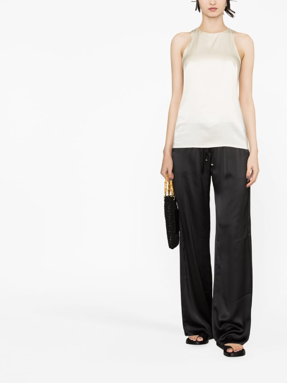 high-waist palazzo pants - 2