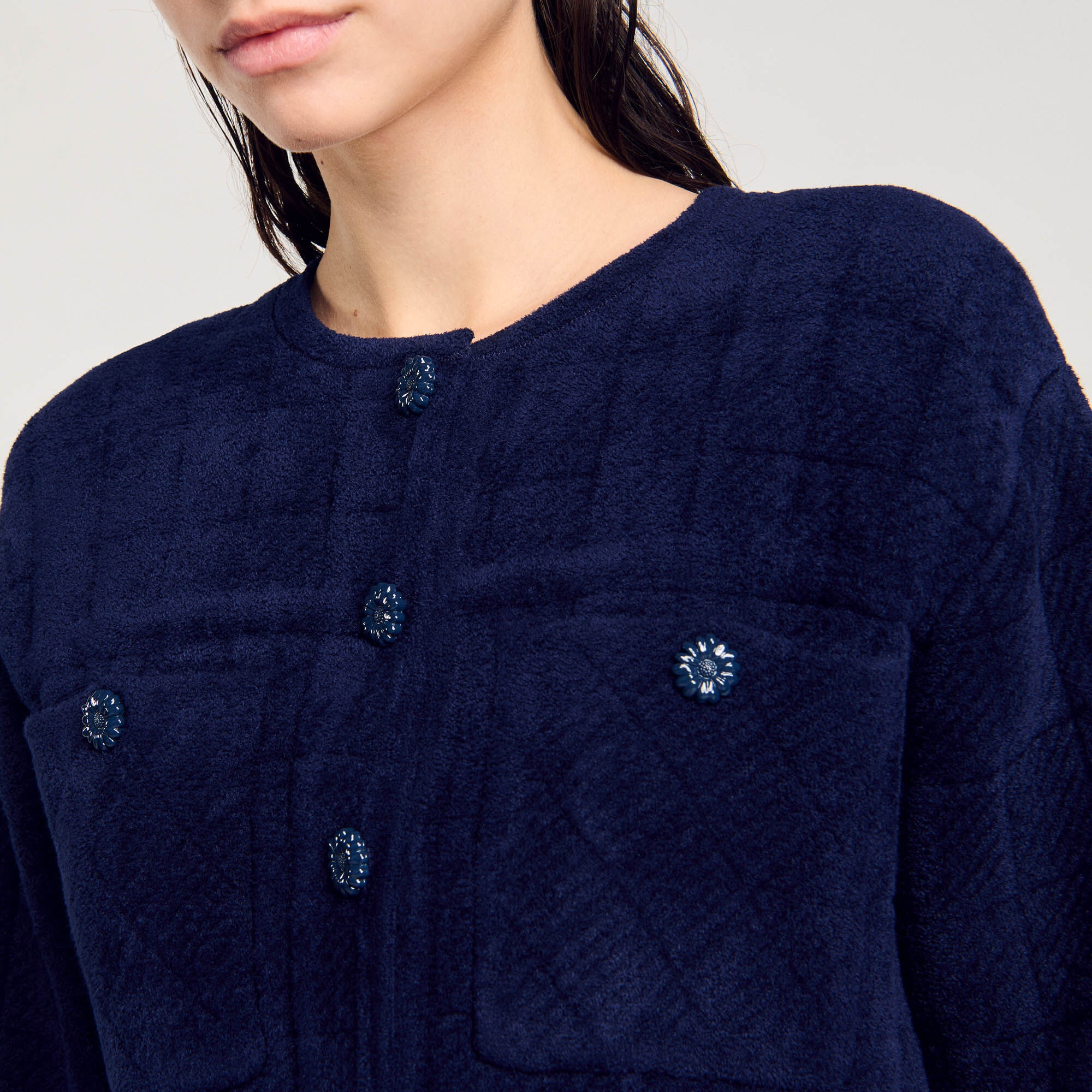 SHORT KNIT JACKET - 4