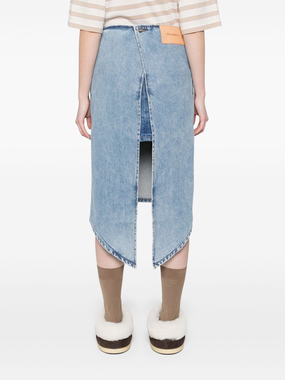 layered midi skirt - 4