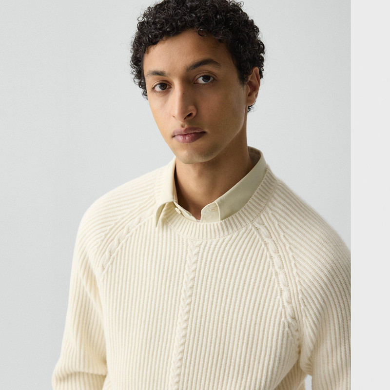 Crewneck Sweater in Wool-Cashmere 5