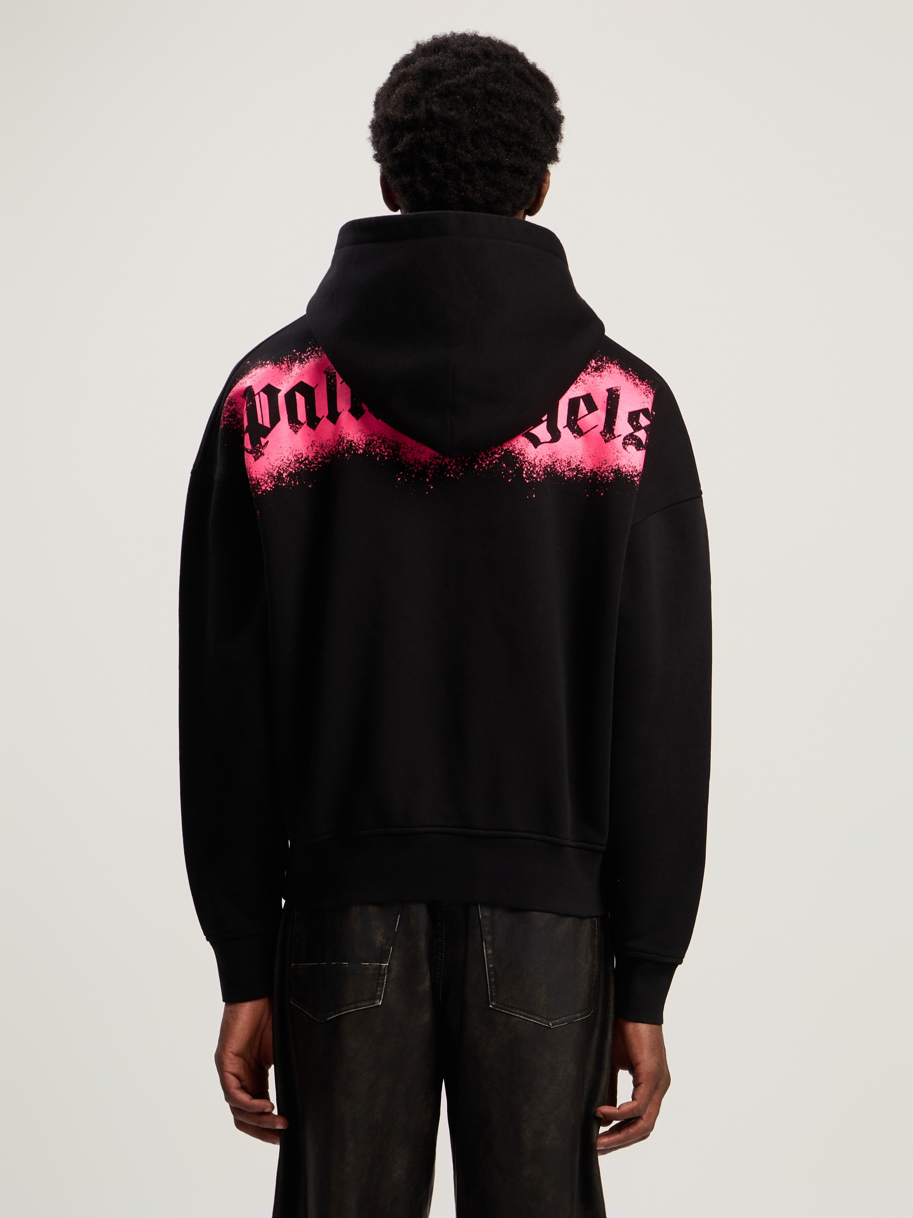 Spray Bear Loose Hoodie - 5