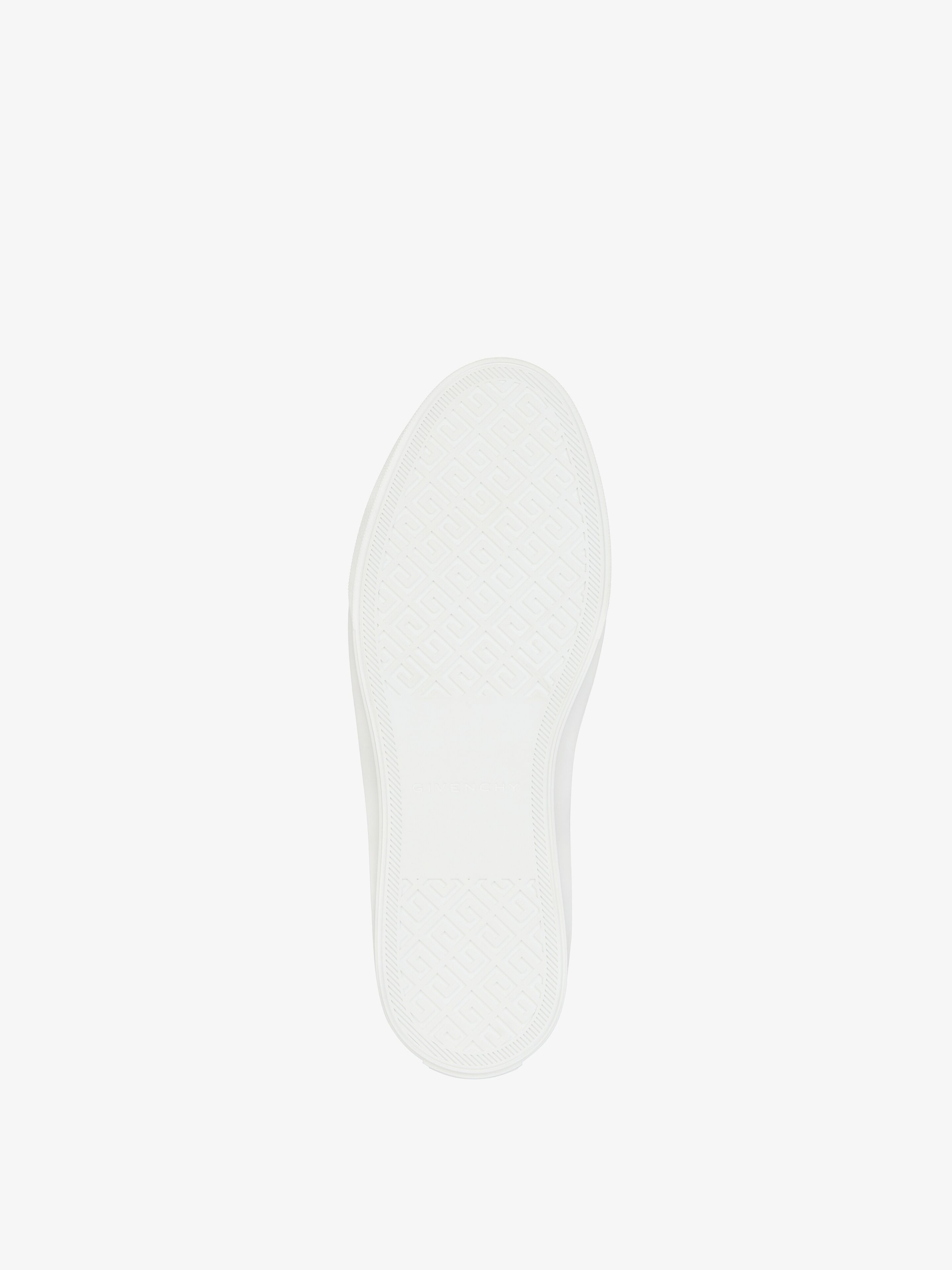 CITY SPORT SNEAKERS IN LEATHER WITH DOUBLE WEBBING STRAP - 5