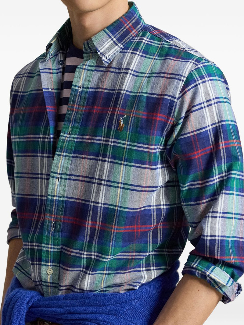 plaid embroidered shirt 5