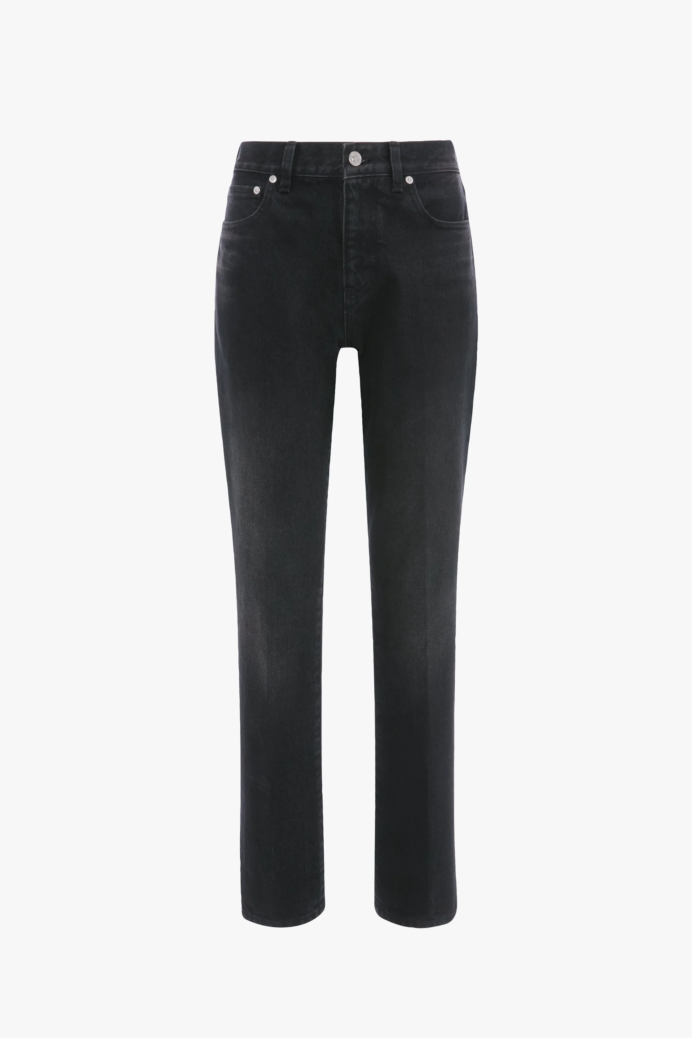 Low Waist Jean In Washed Black - 1