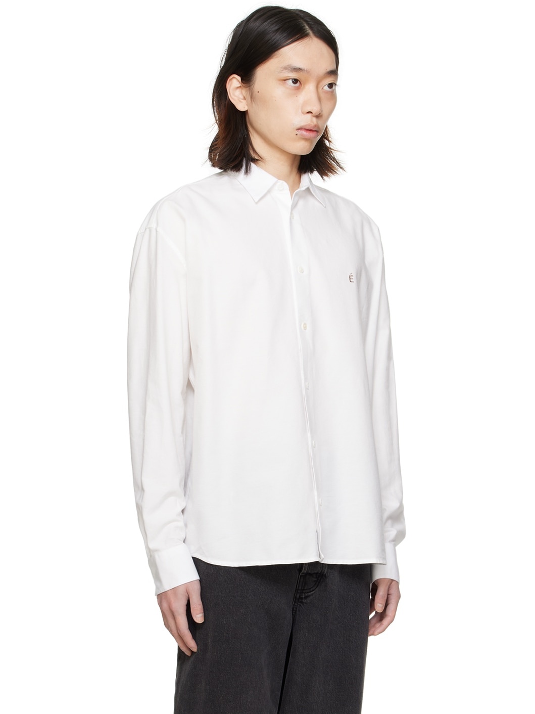 White Lyrique Accent Shirt - 2