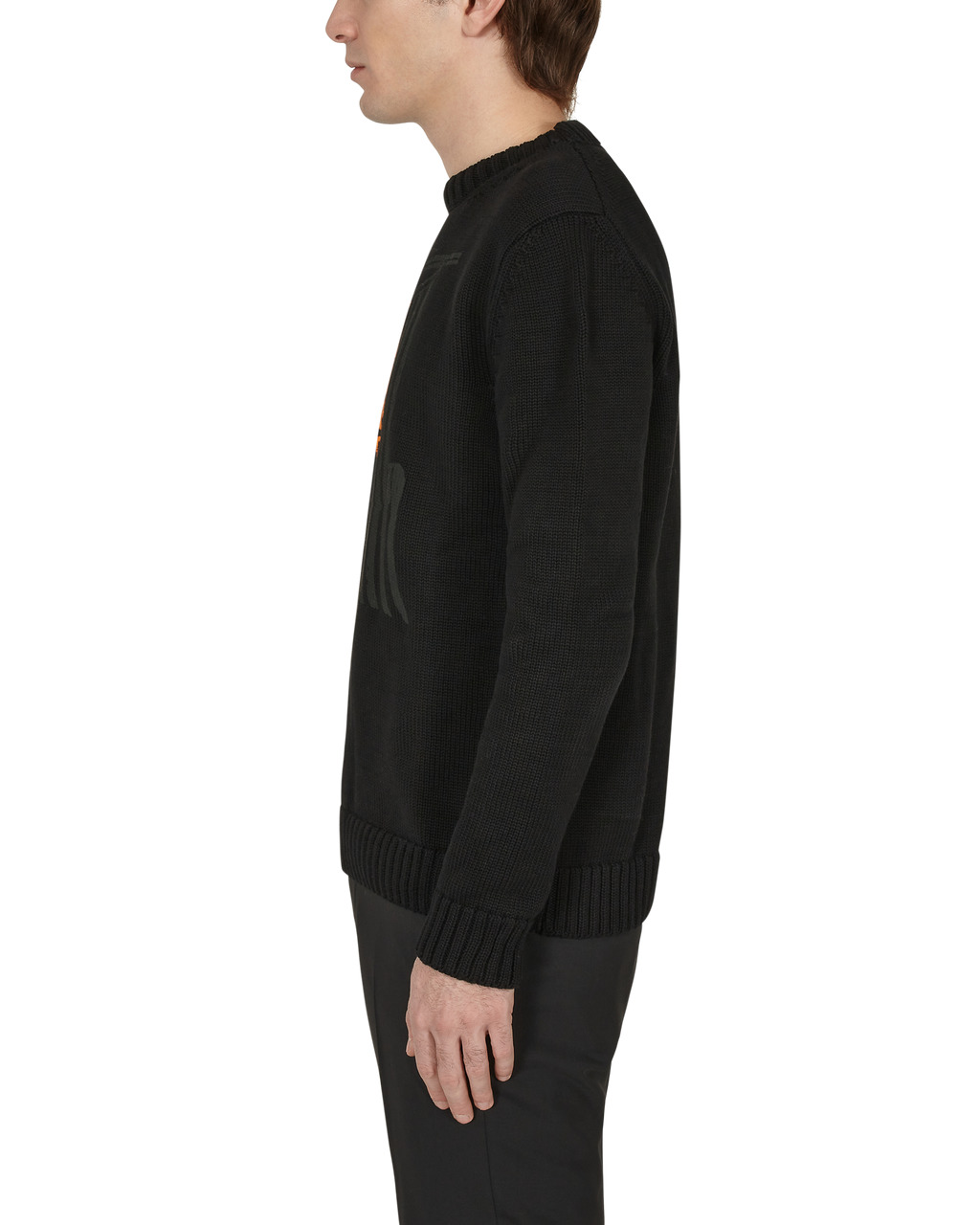 トップス 1017 ALYX 9SM CREWNECK SWEATER 1017 ALYX 9SM Black Crewneck Sweater 1017 ALYX 9SM