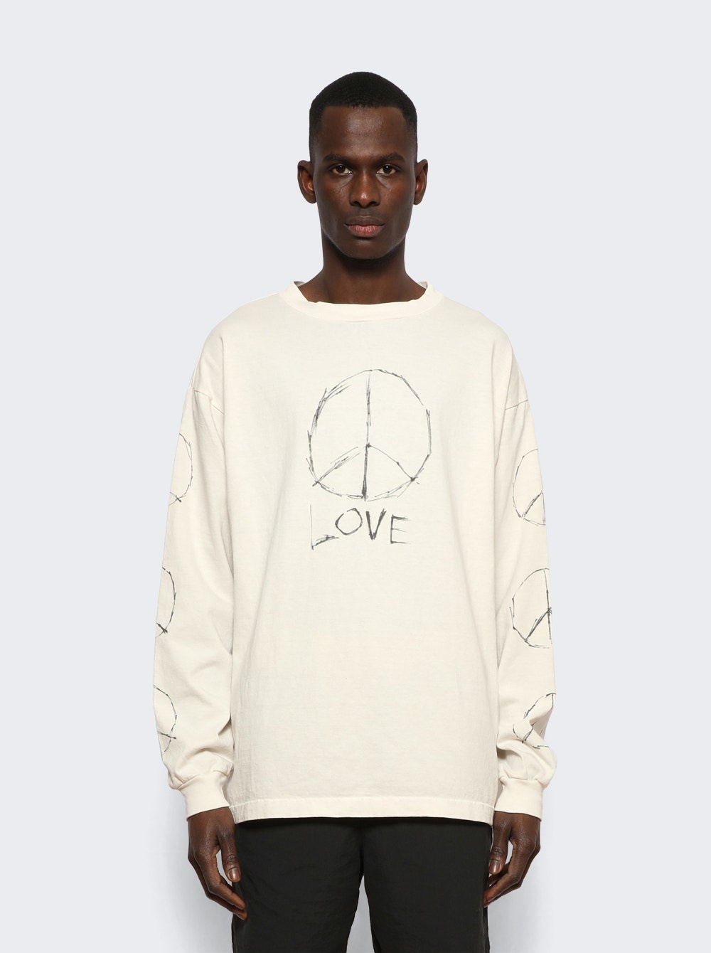 Love Long-sleeve Tee White - 3