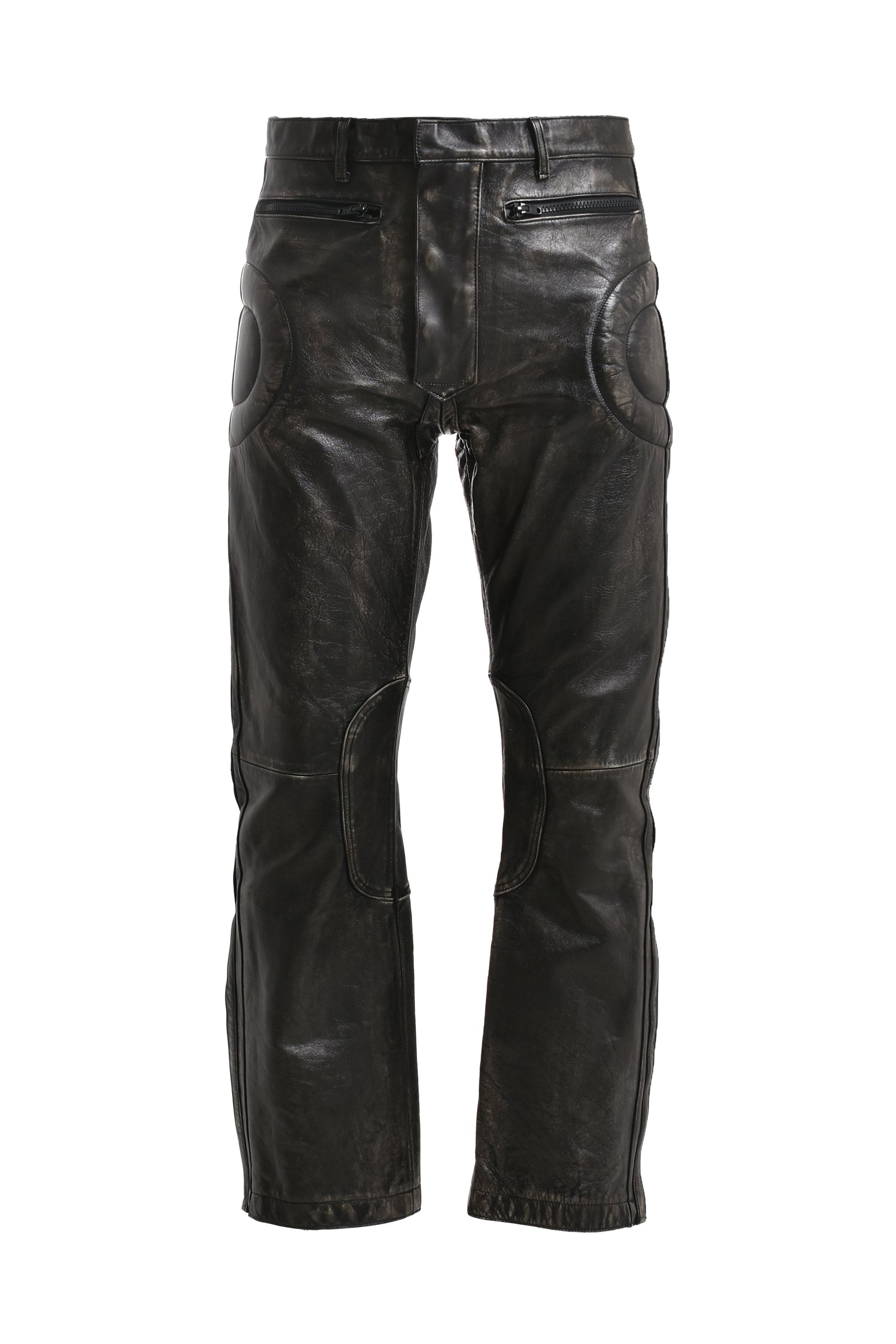 LEATHER PANTS / BLK - 5