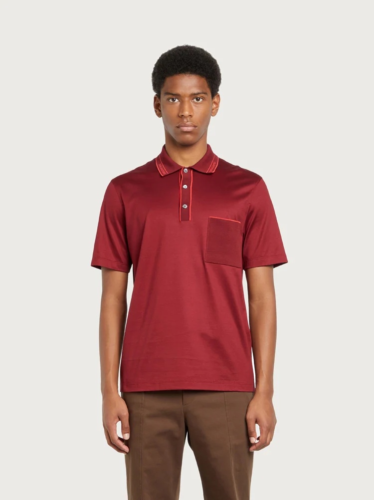 SHORT SLEEVED POLO WITH LOGO - 2