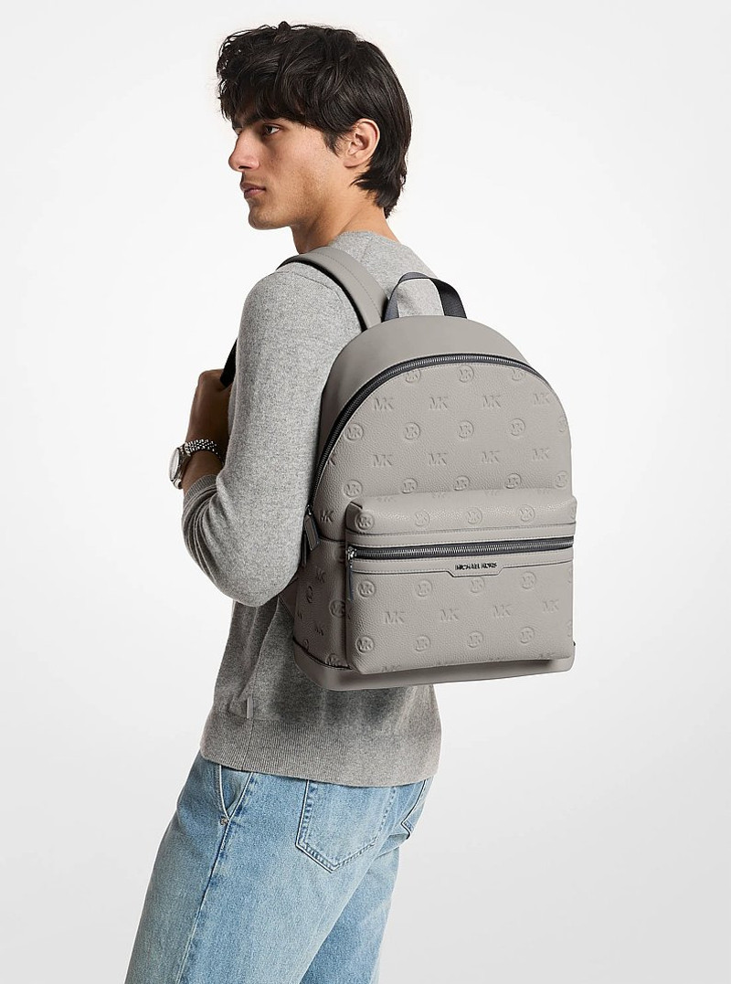 Cooper Medium Logo Debossed Dome Backpack 4
