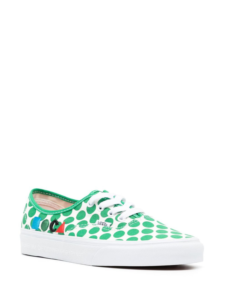 Vans x MOCA Authentic polka-dot cotton sneakers outlook