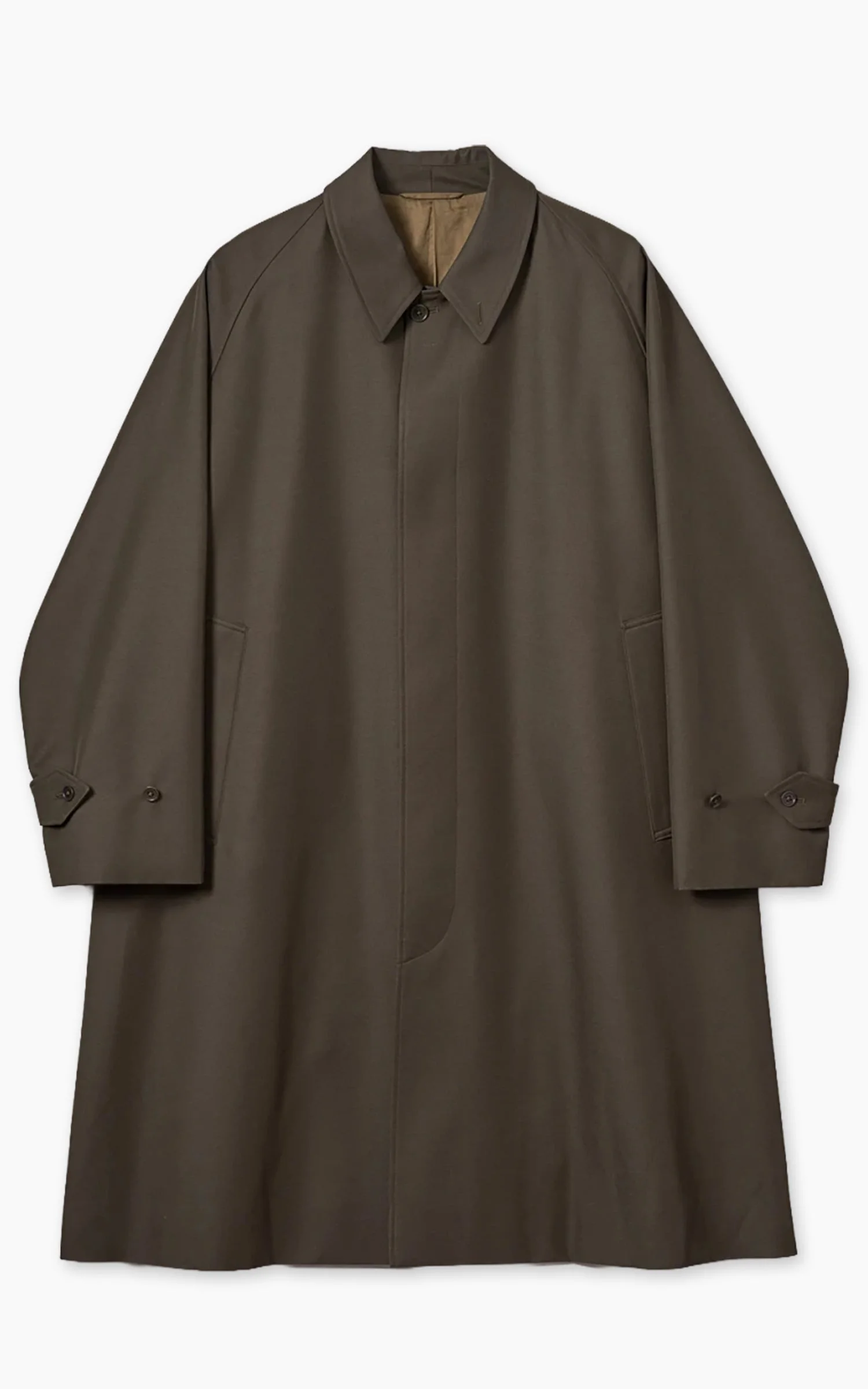 KAPTAIN SUNSHINE WALKER COAT WOOL CAVALRY OLIVE - 1