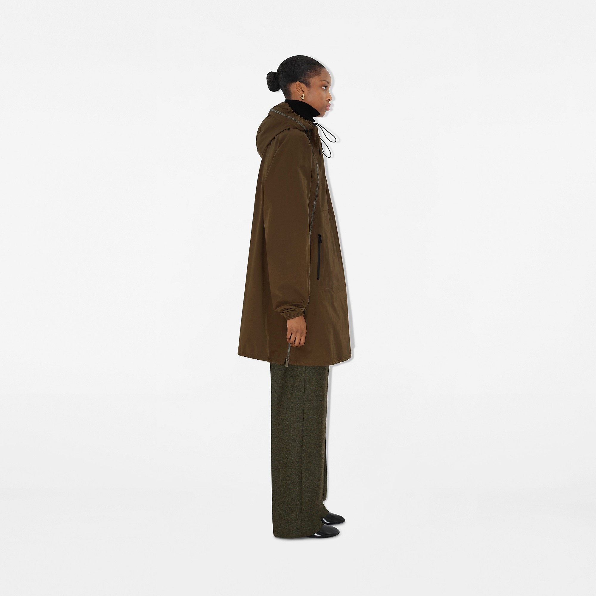 Nylon Cotton Parka - 3