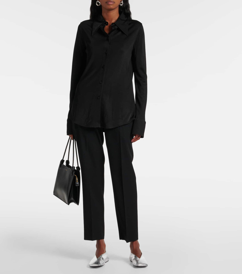 Jil Sander oversized collar shirt outlook