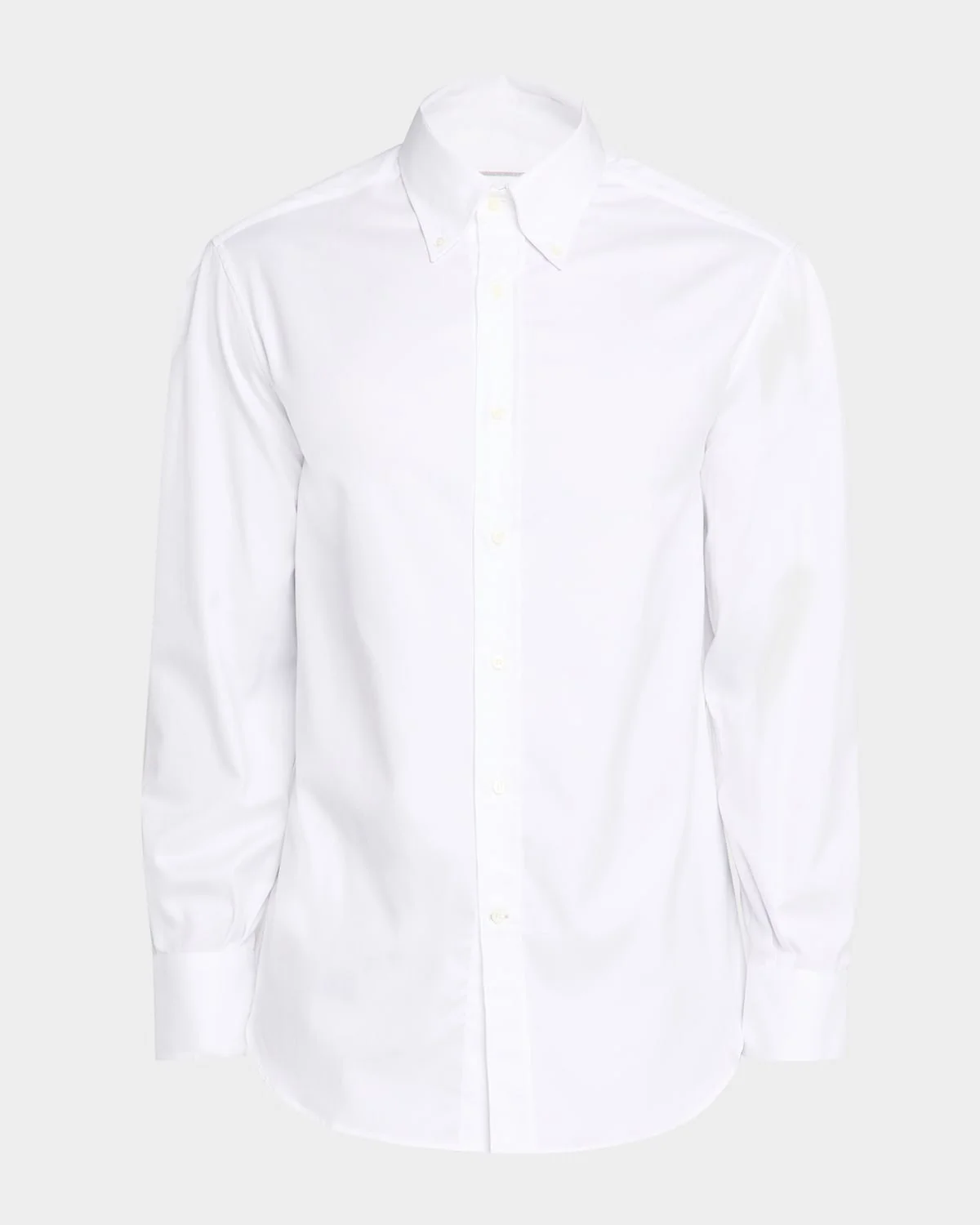 Men's Piece Dyed Cotton Twill Shirt - 1