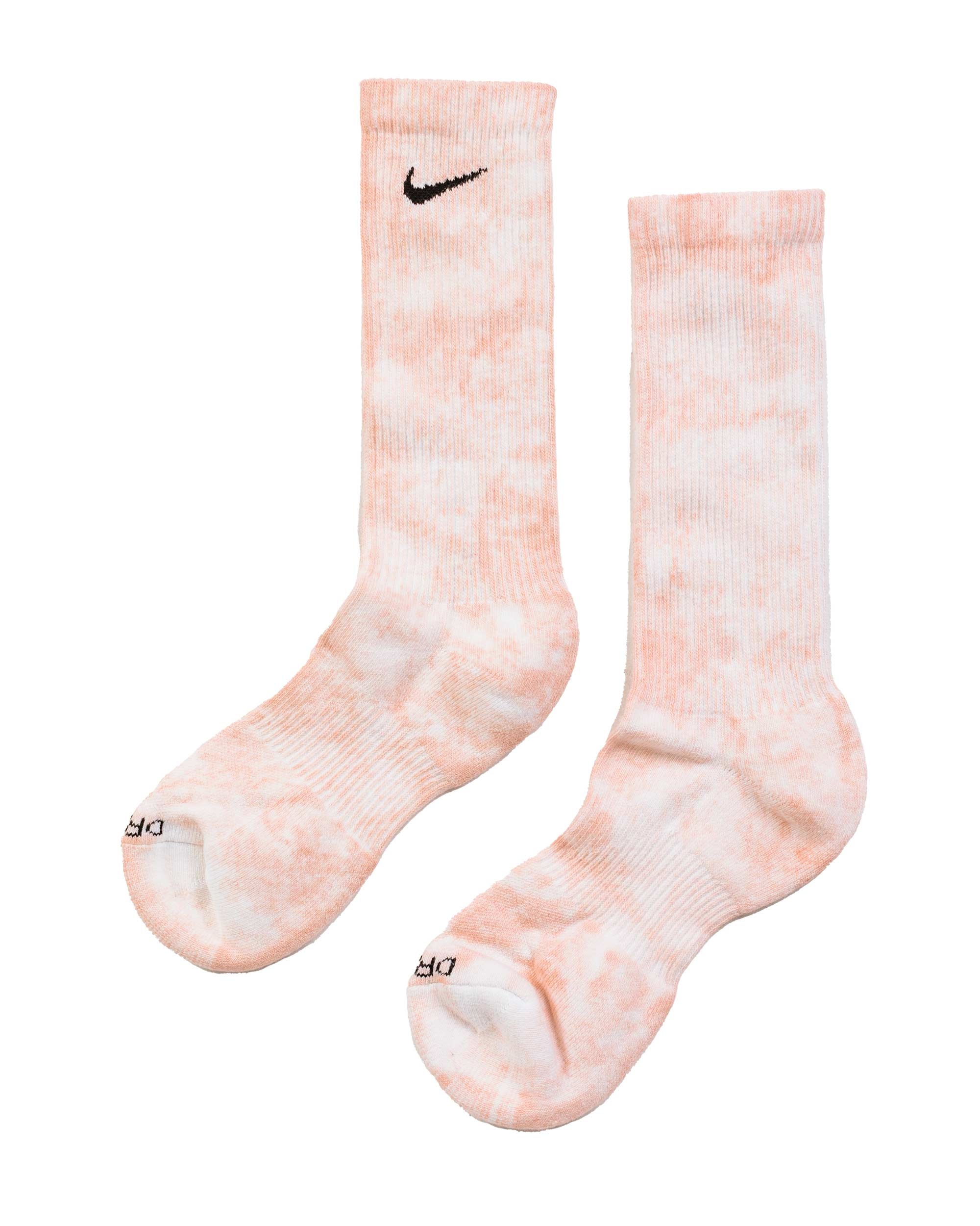 Everyday Plus Cushioned Tie-Dye Crew Socks Red (2 Pack) - 3