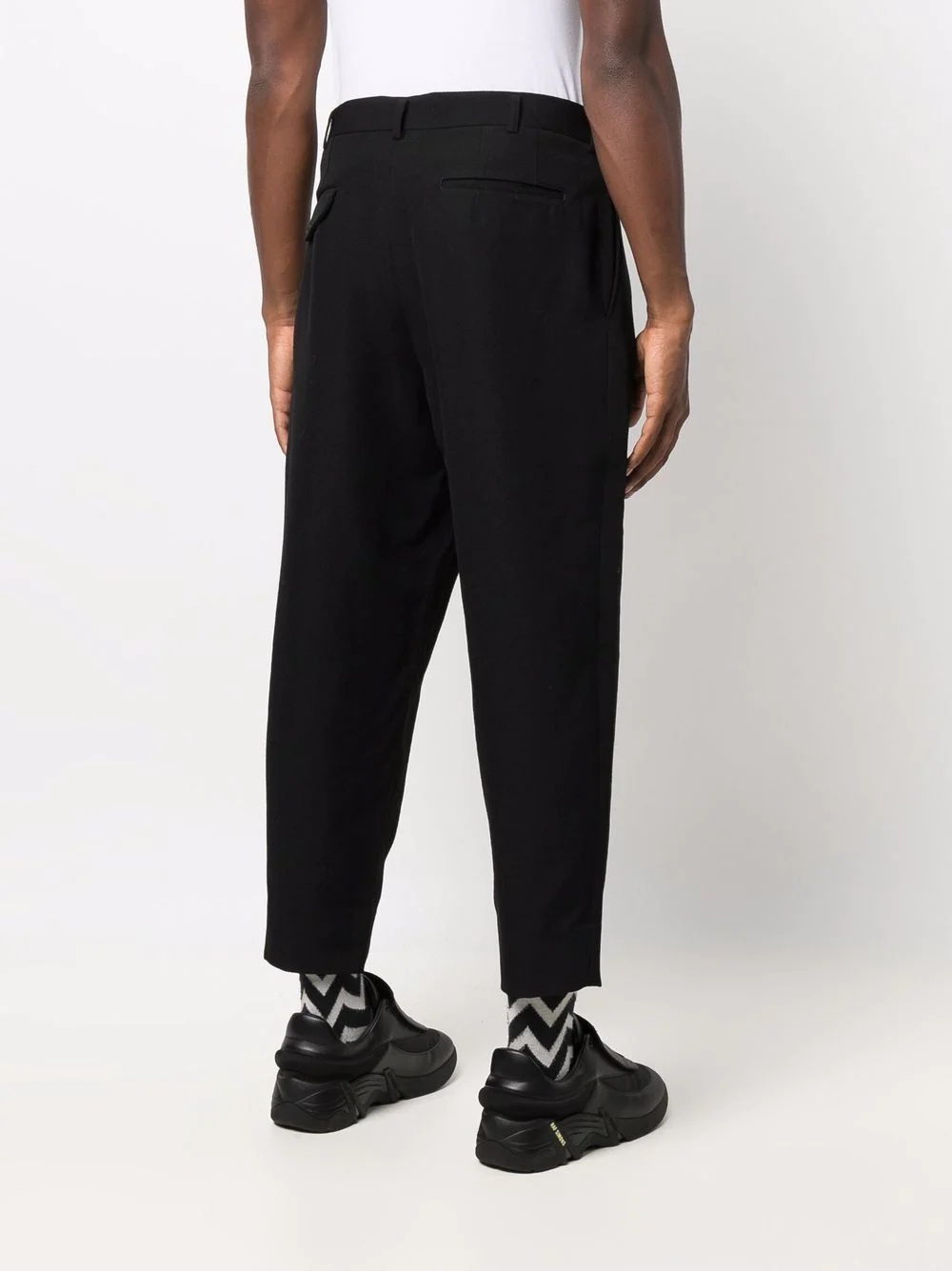 cropped pleated pants - 4