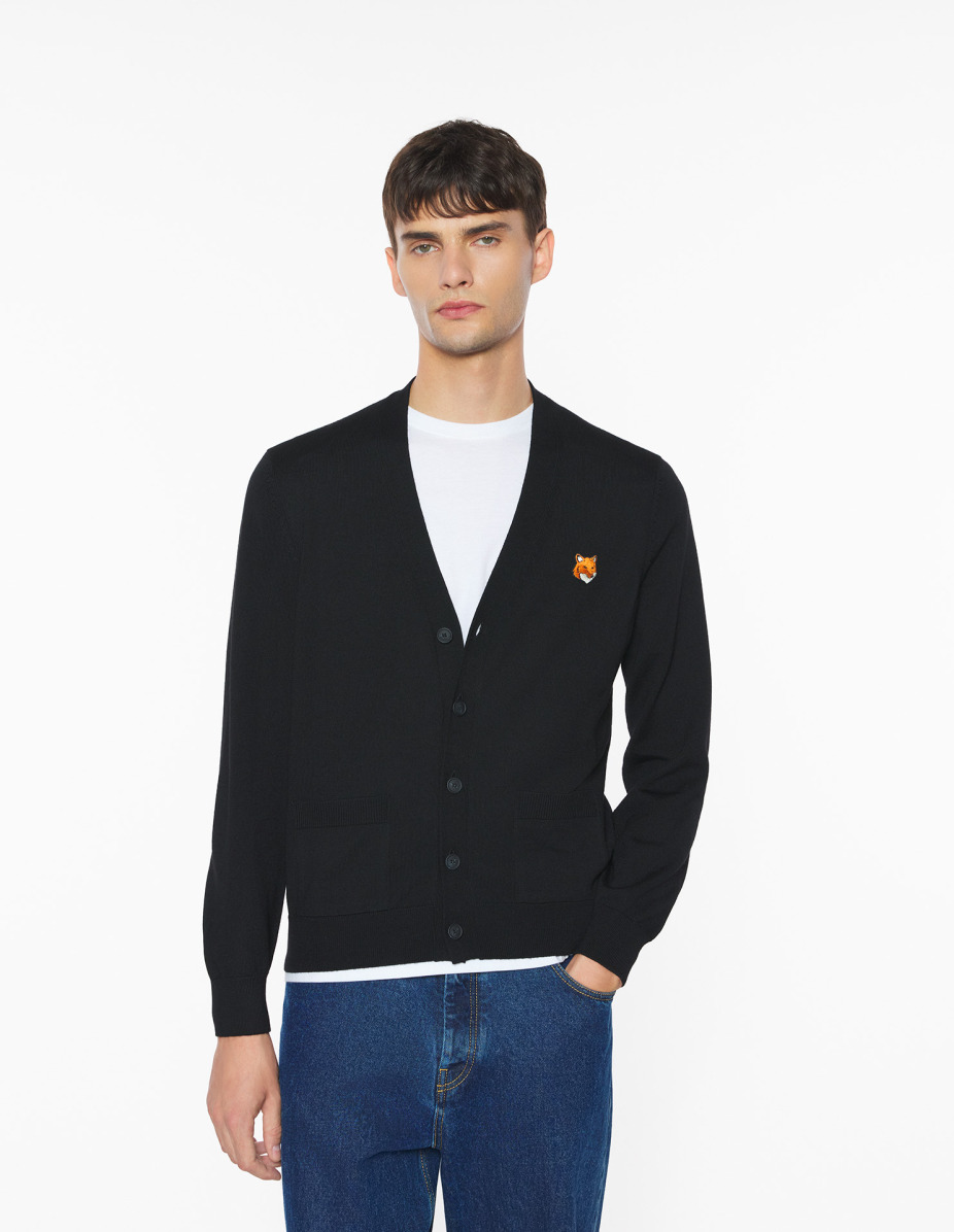 FOX HEAD MERINO REGULAR CARDIGAN - 4