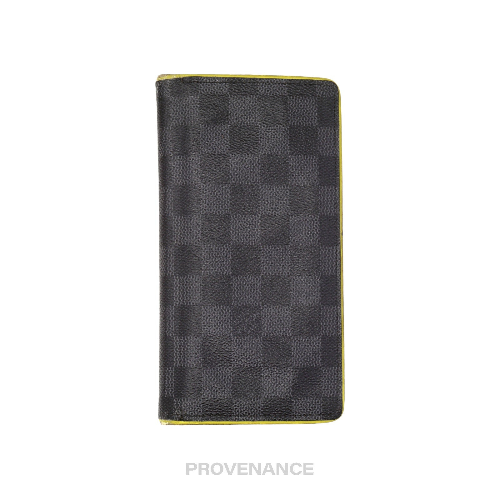 Louis Vuitton Brazza Long Wallet - Damier Graphite Yellow - 2