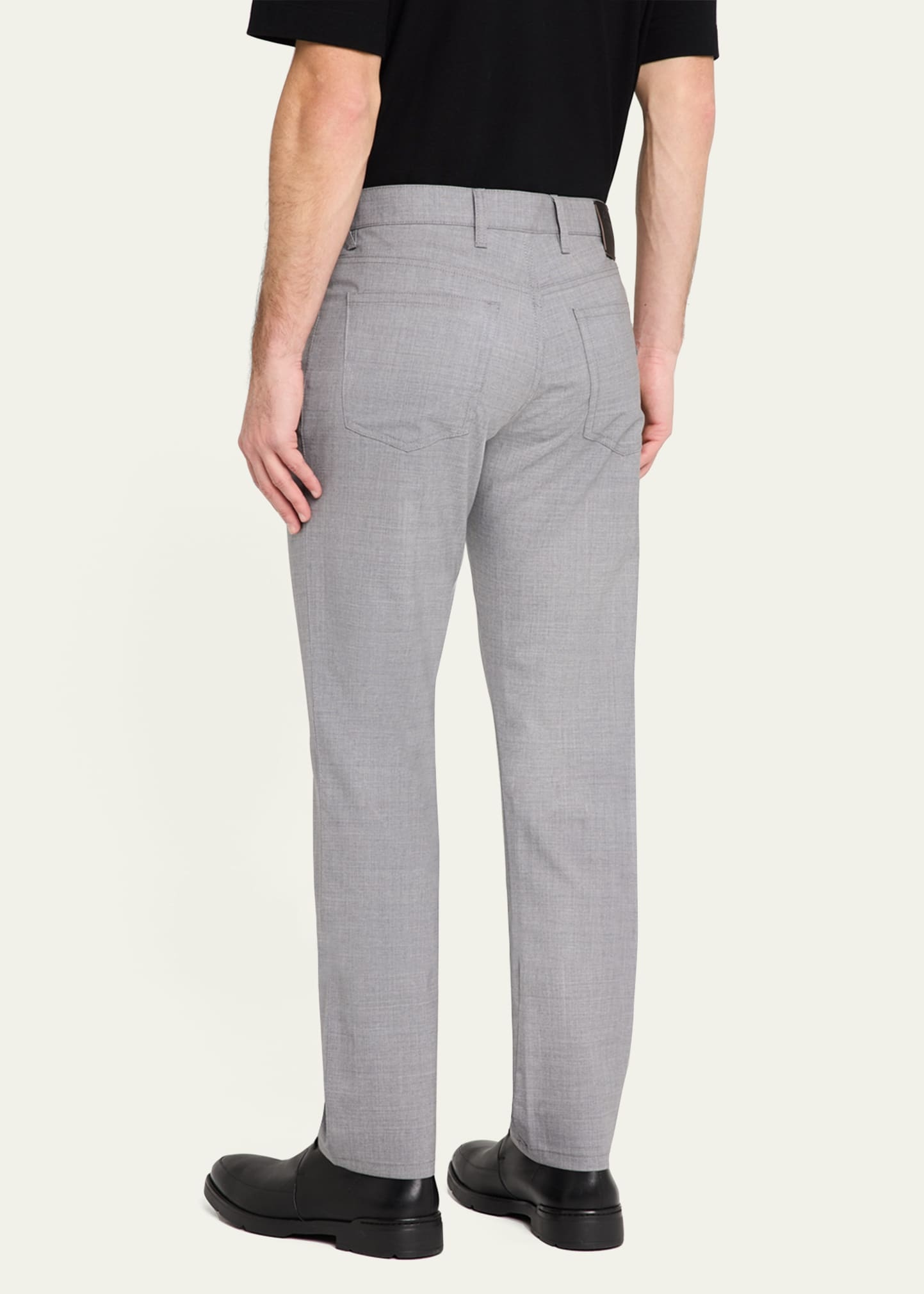 Men's Wool Five-Pocket Pants - 3