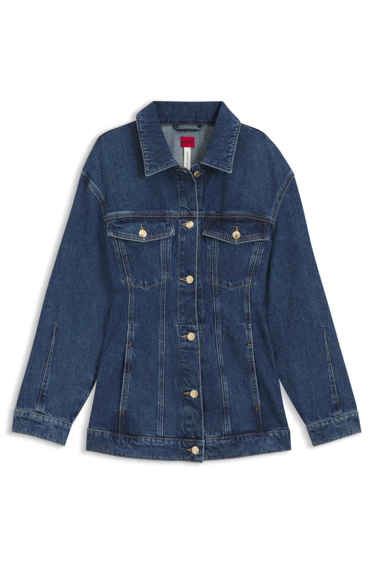 SLIM-FIT HOURGLASS DENIM JACKET IN JAPANESE COTTON - 1