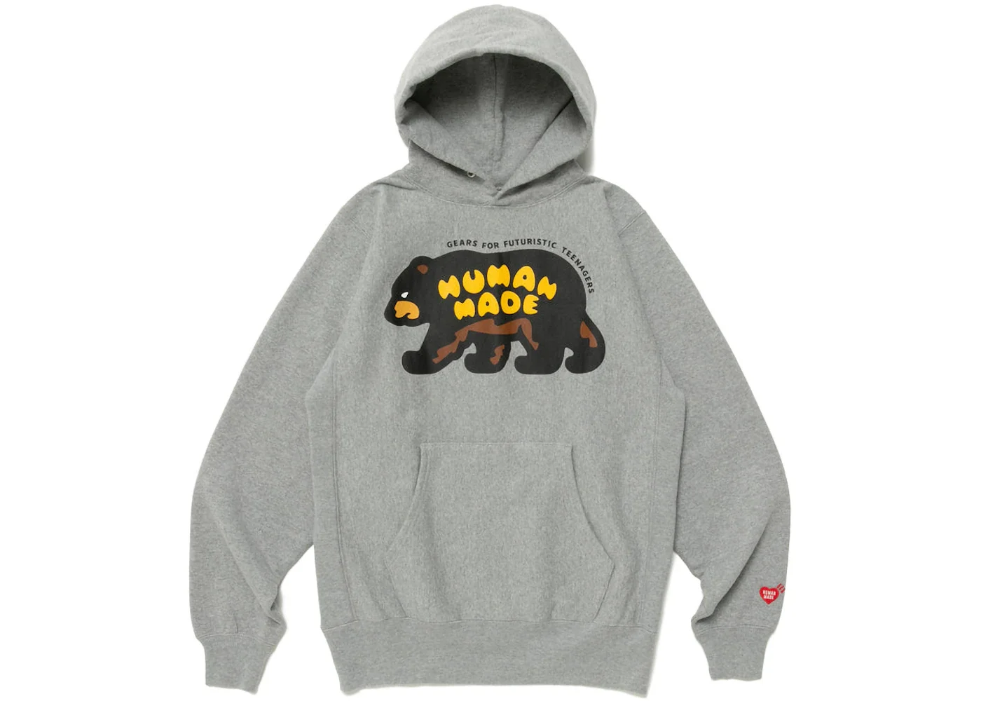 Human Made Heavyweight #1 Hoodie Grey - 1