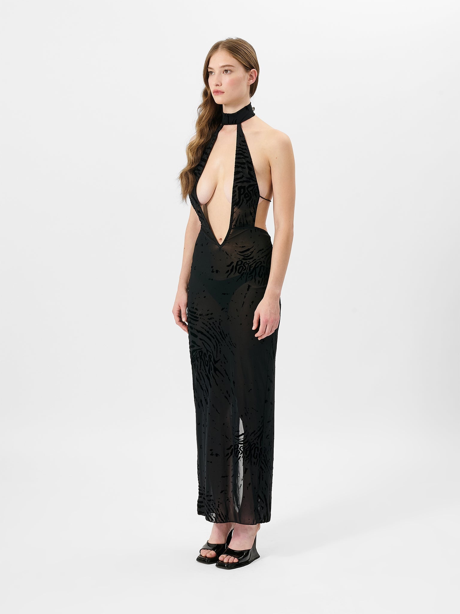 BARE DRESS BLACK ZEBRA PRINT - 5