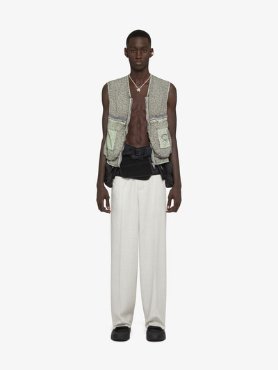 Givenchy VEST WITH CRACKLED EFFECT outlook