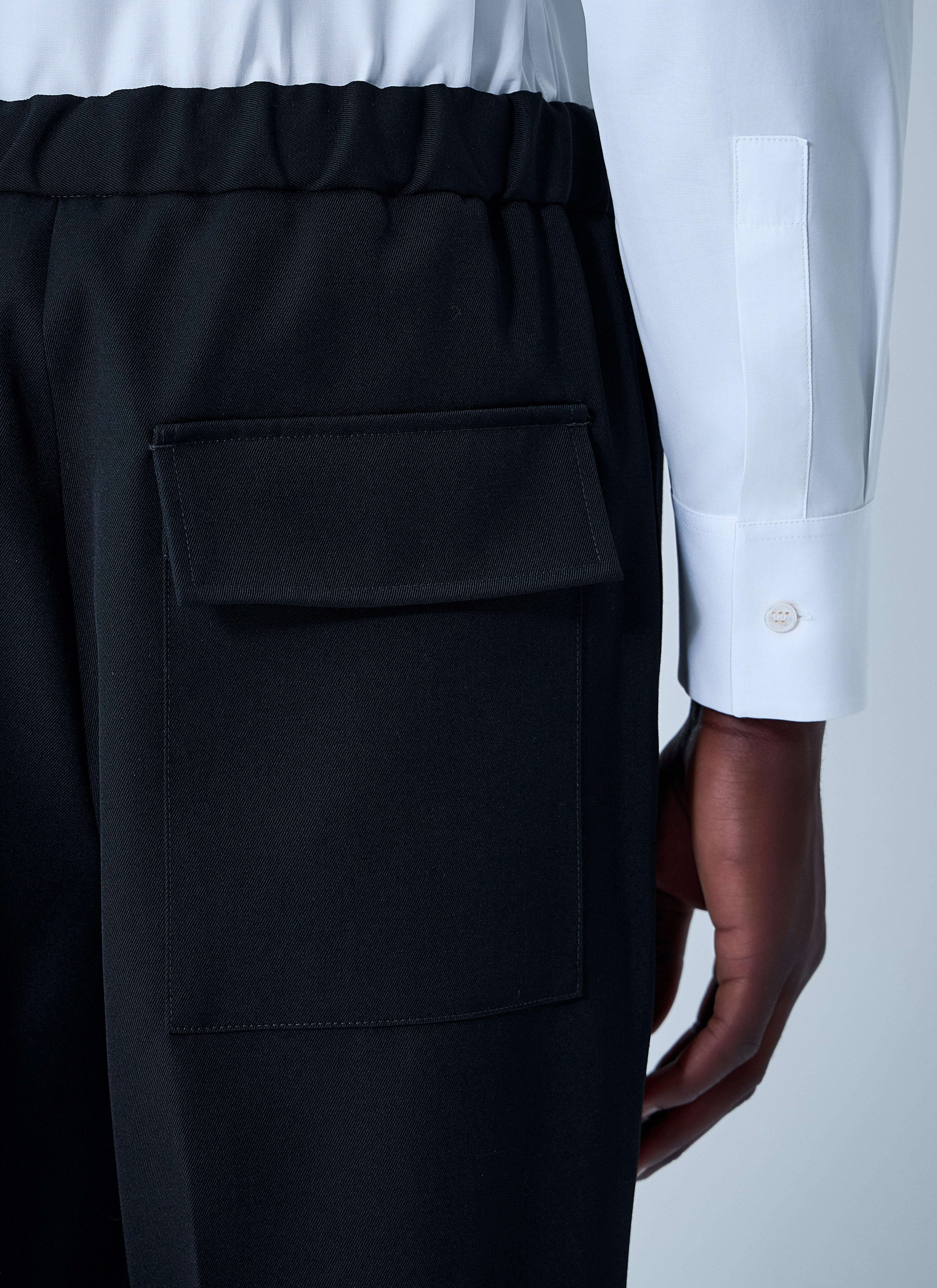 Jil Sander Men Tailored Wool Pants - 6