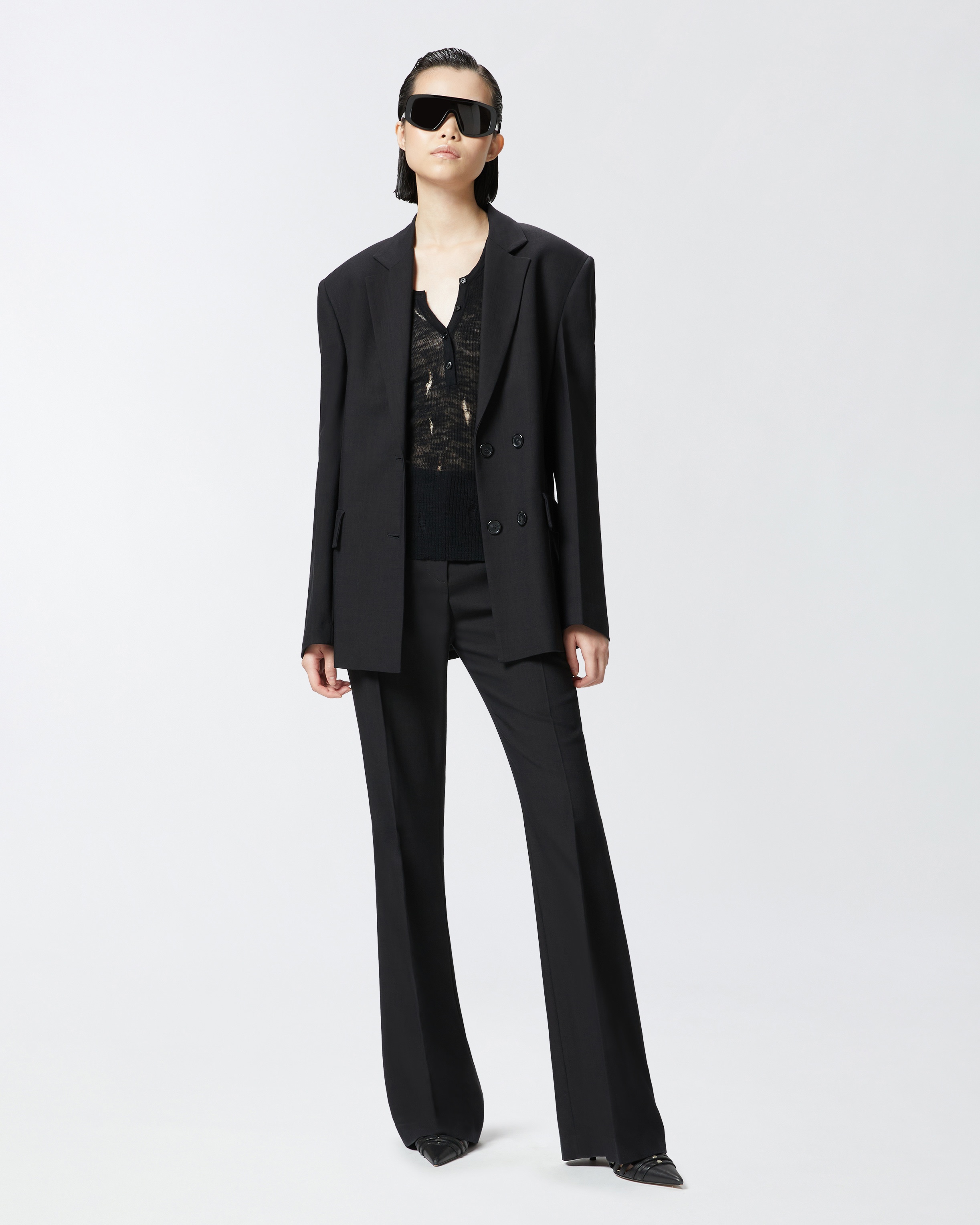 CANVAS BLAZER JACKET WITH BUTTONS - 3