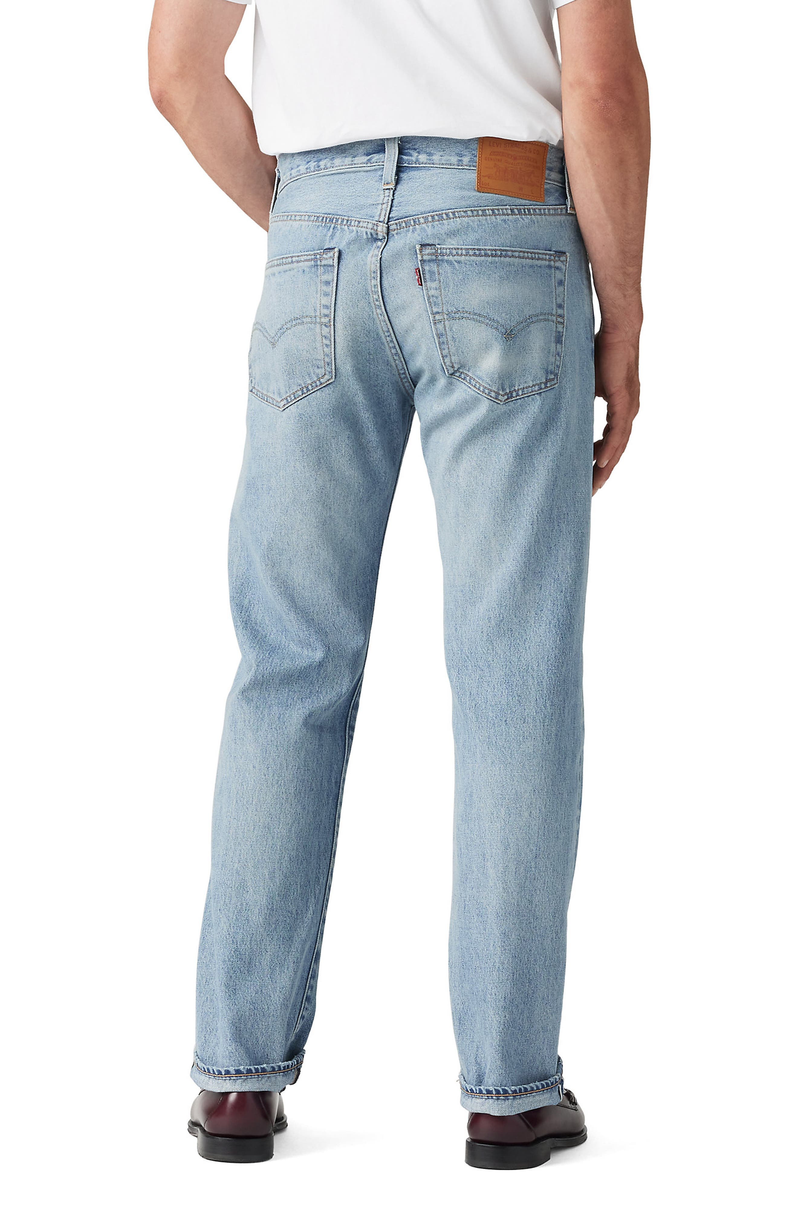 levi's 501® Original Straight Leg Selvedge Jeans in Beautiful Disaster at Nordstrom - 2