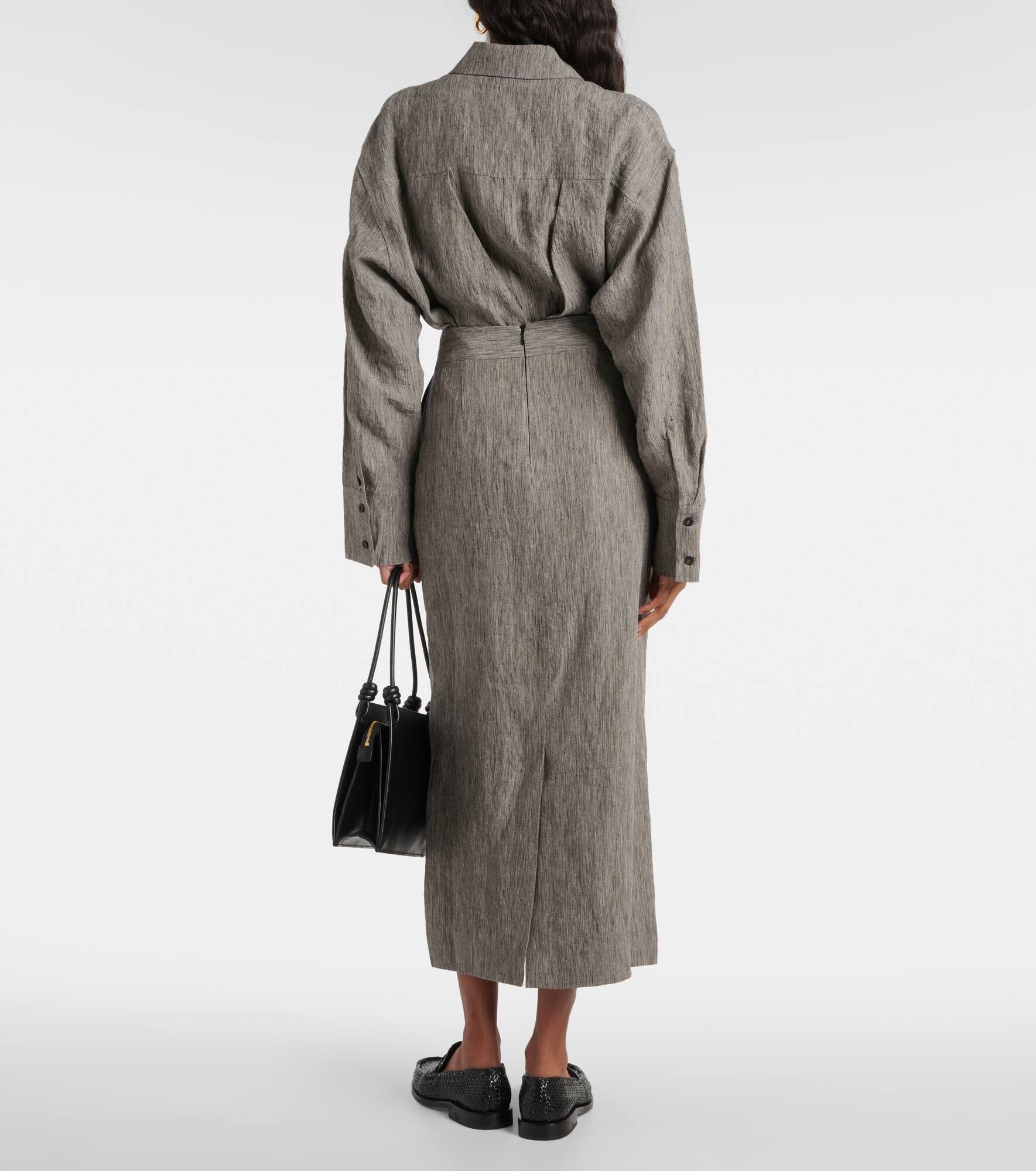 Romilie linen maxi skirt - 3