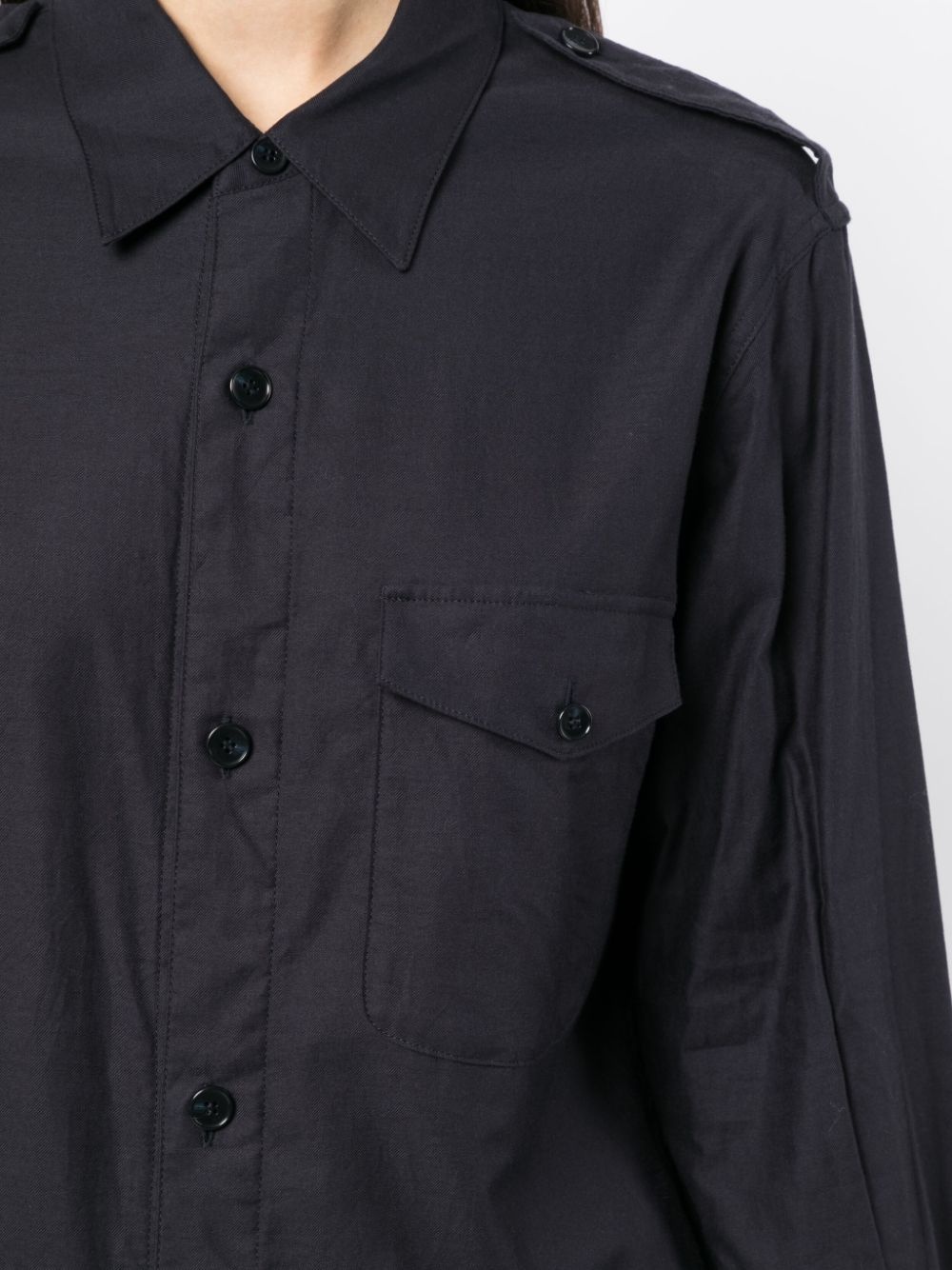 long-sleeve cotton shirt - 5