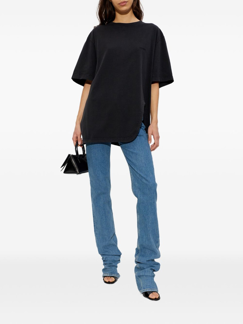 THE ATTICO logo-patch jeans outlook