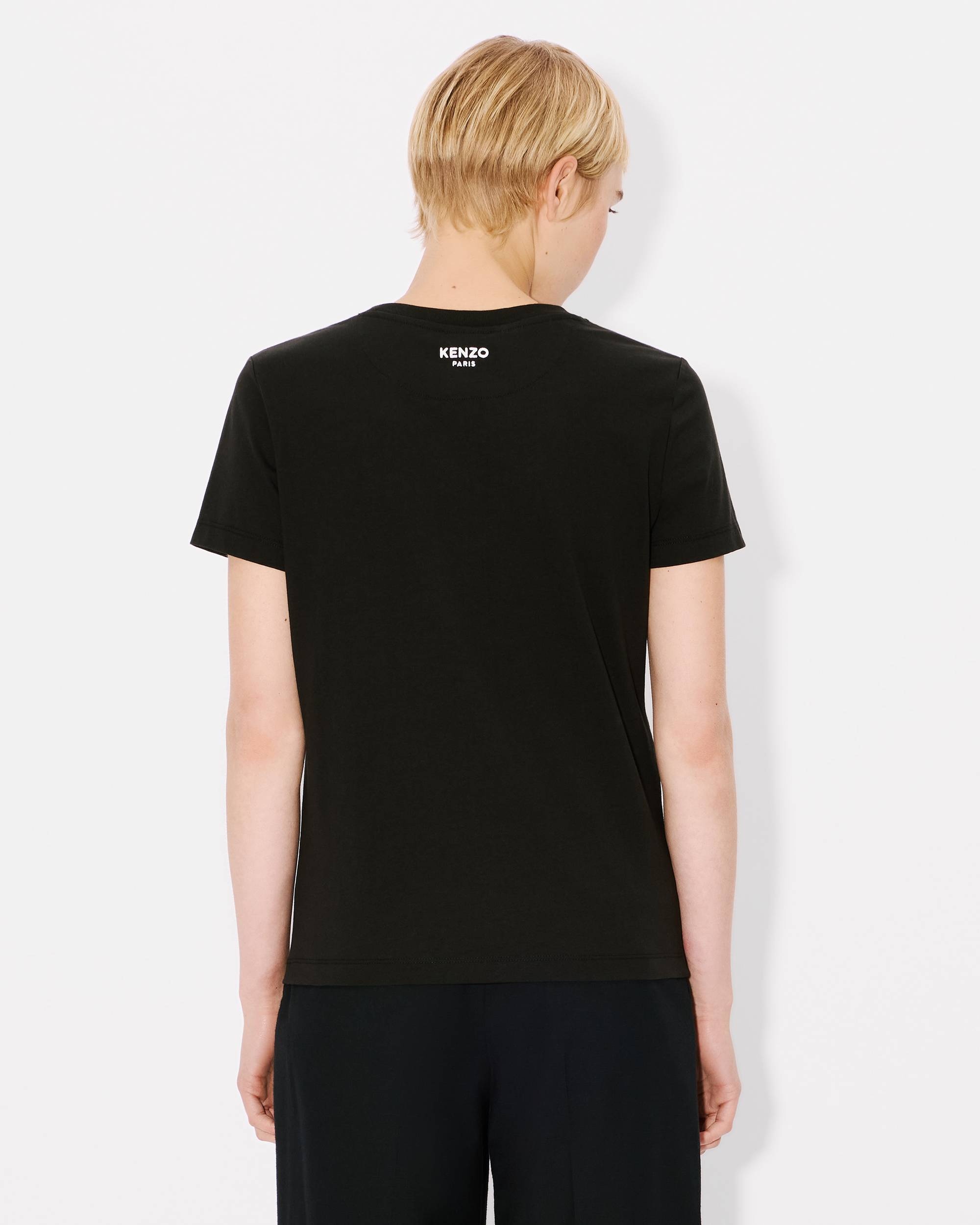 'KENZO Pop' embroidered cotton T-shirt - 4