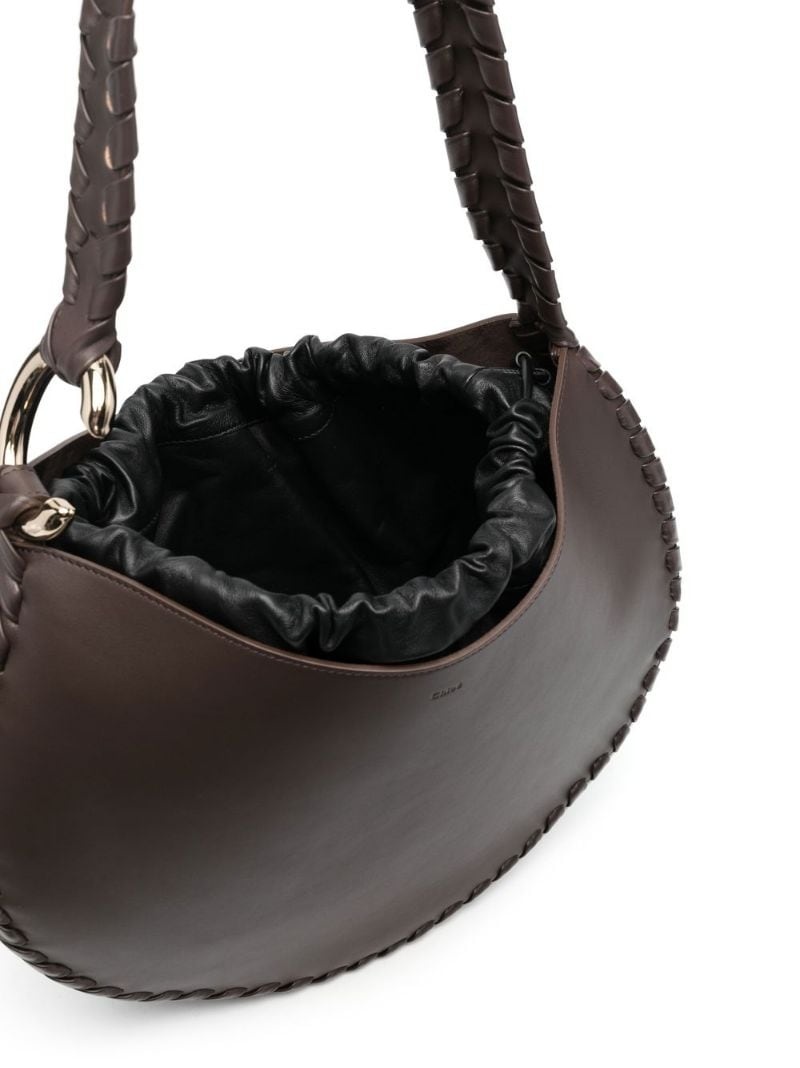 Moon leather shoulder bag - 6