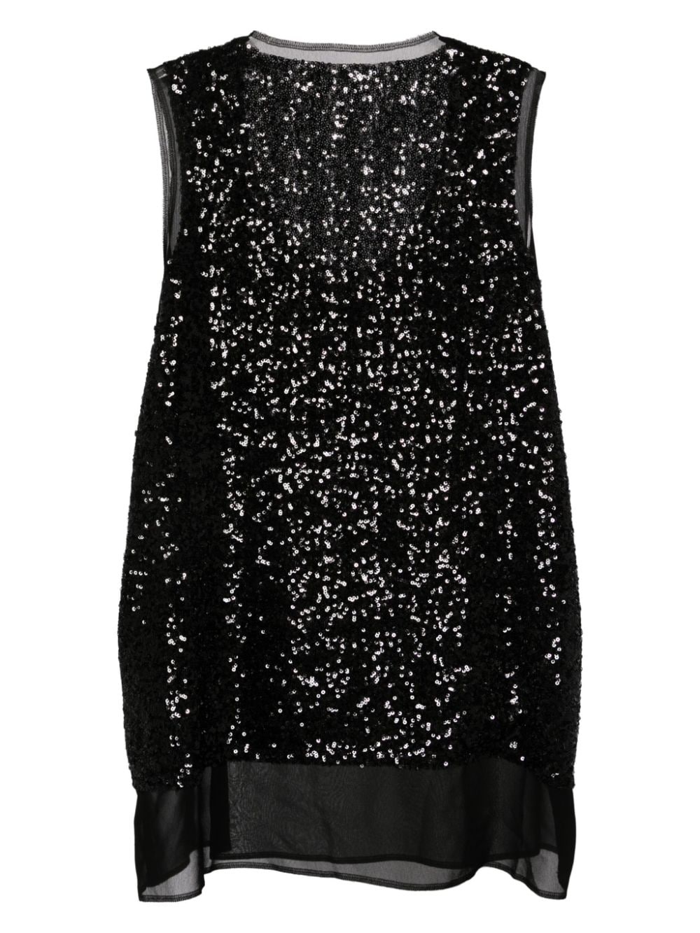 sequin-embelished tank top - 2