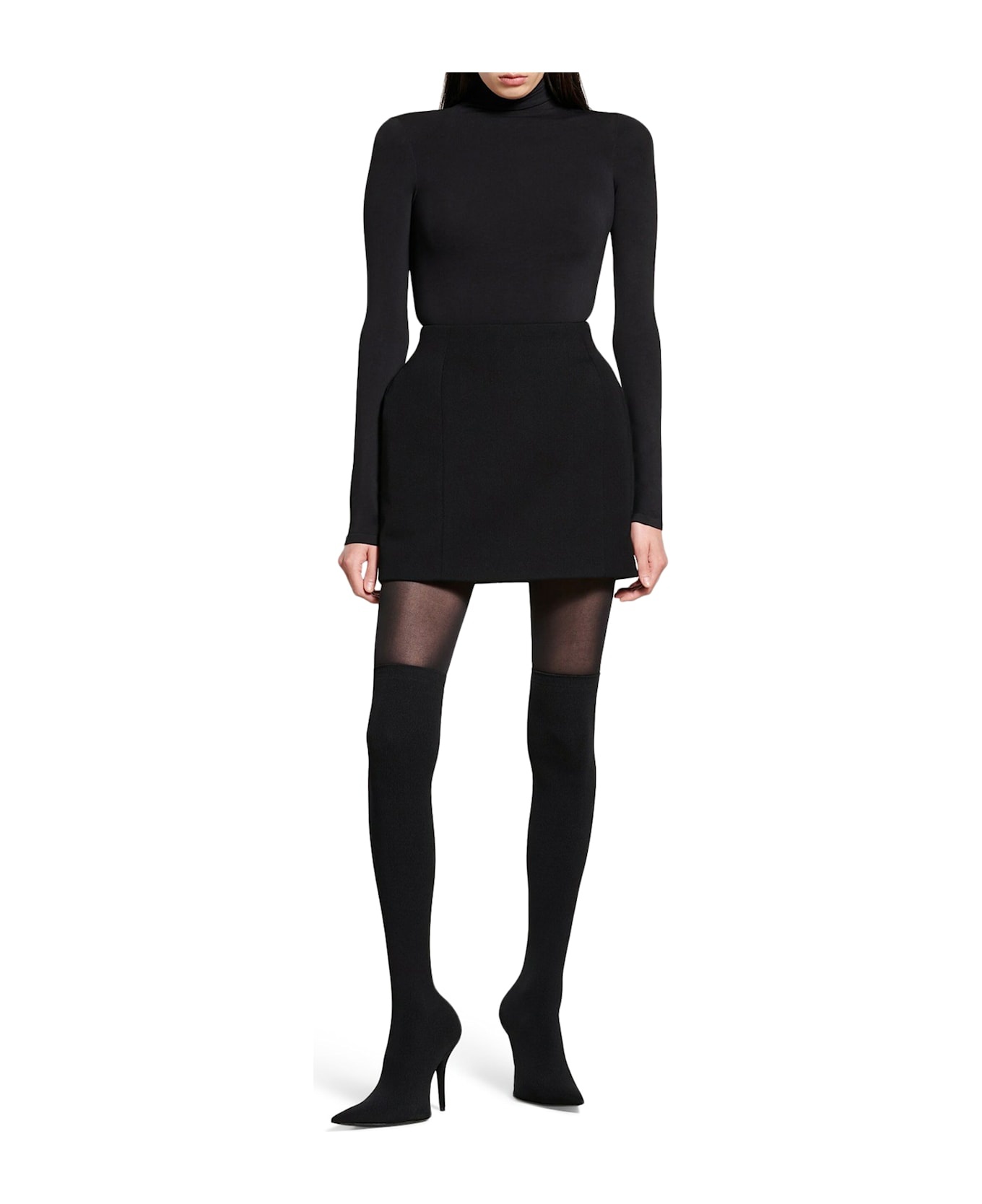 Hourglass Detail Mini Skirt - 2