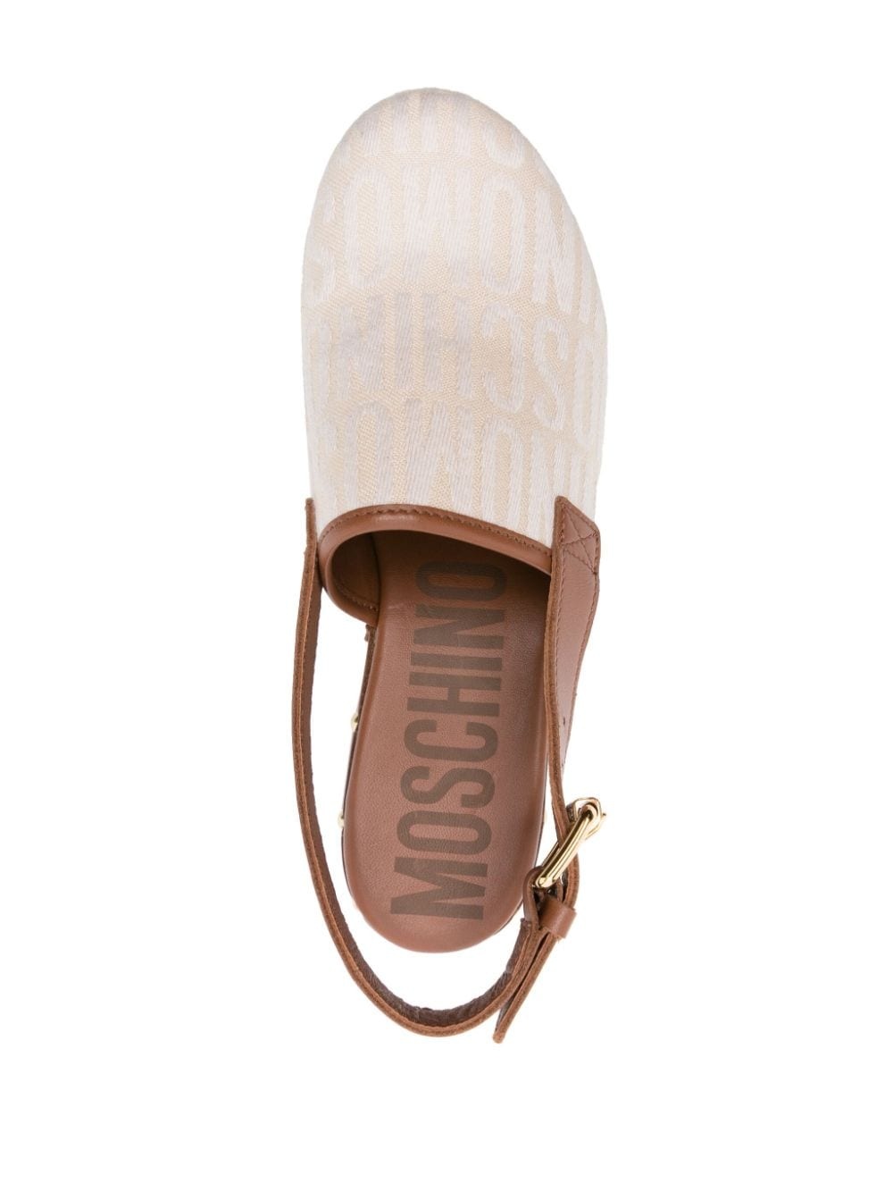 75mm logo-print leather mules - 4