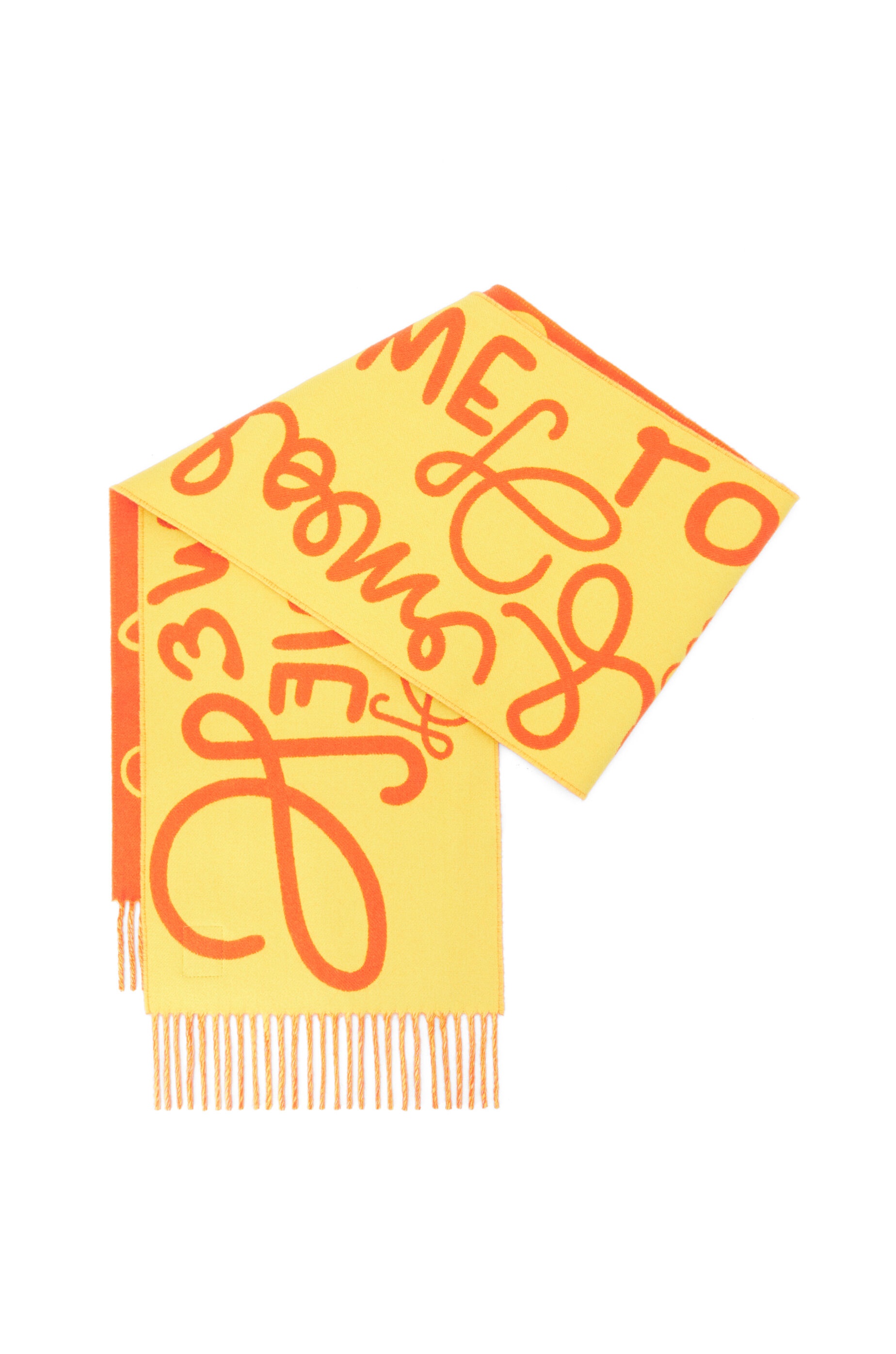 LOEWE scarf in wool and cashmere - 5