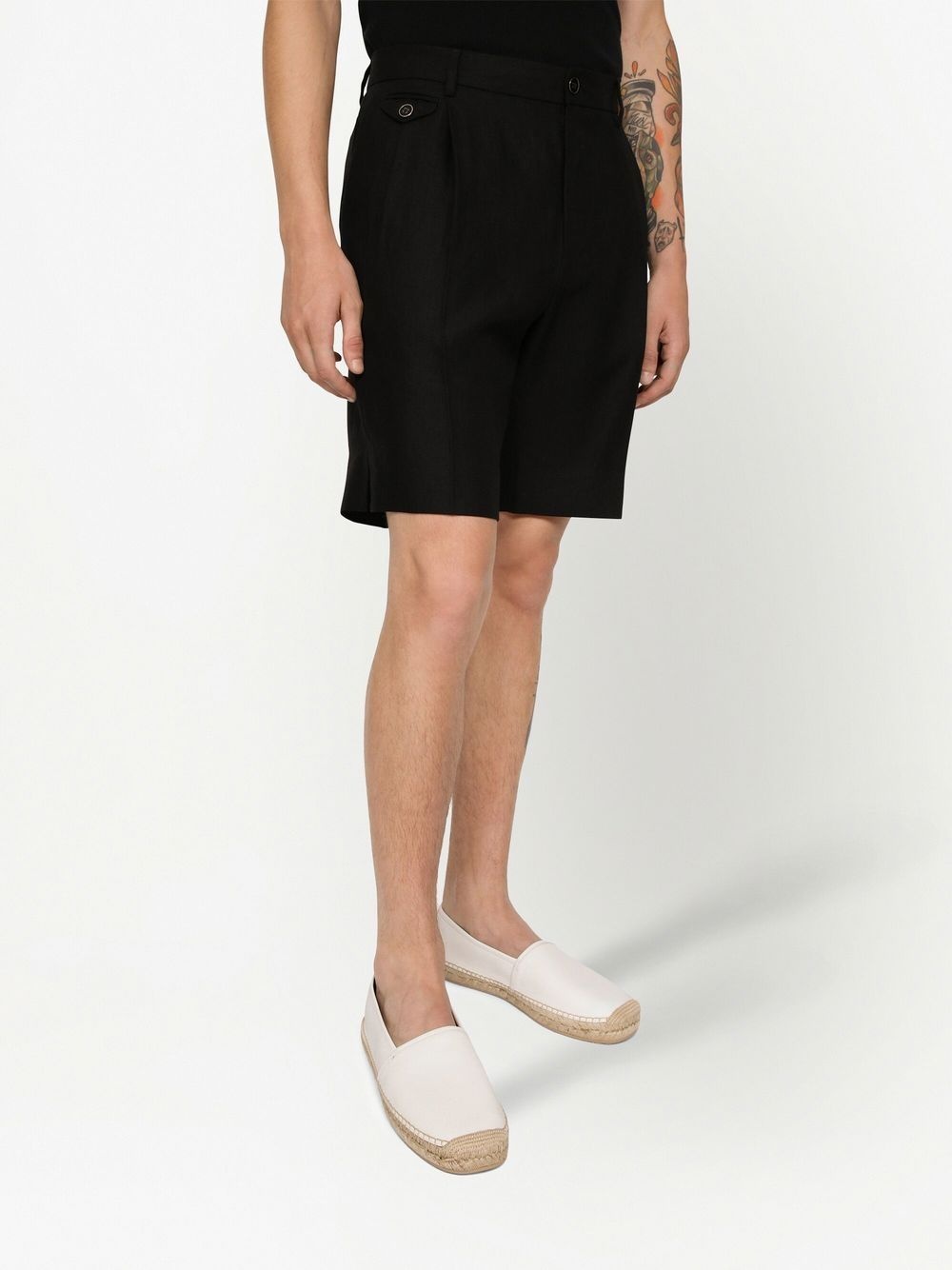 straight-leg tailored shorts - 5