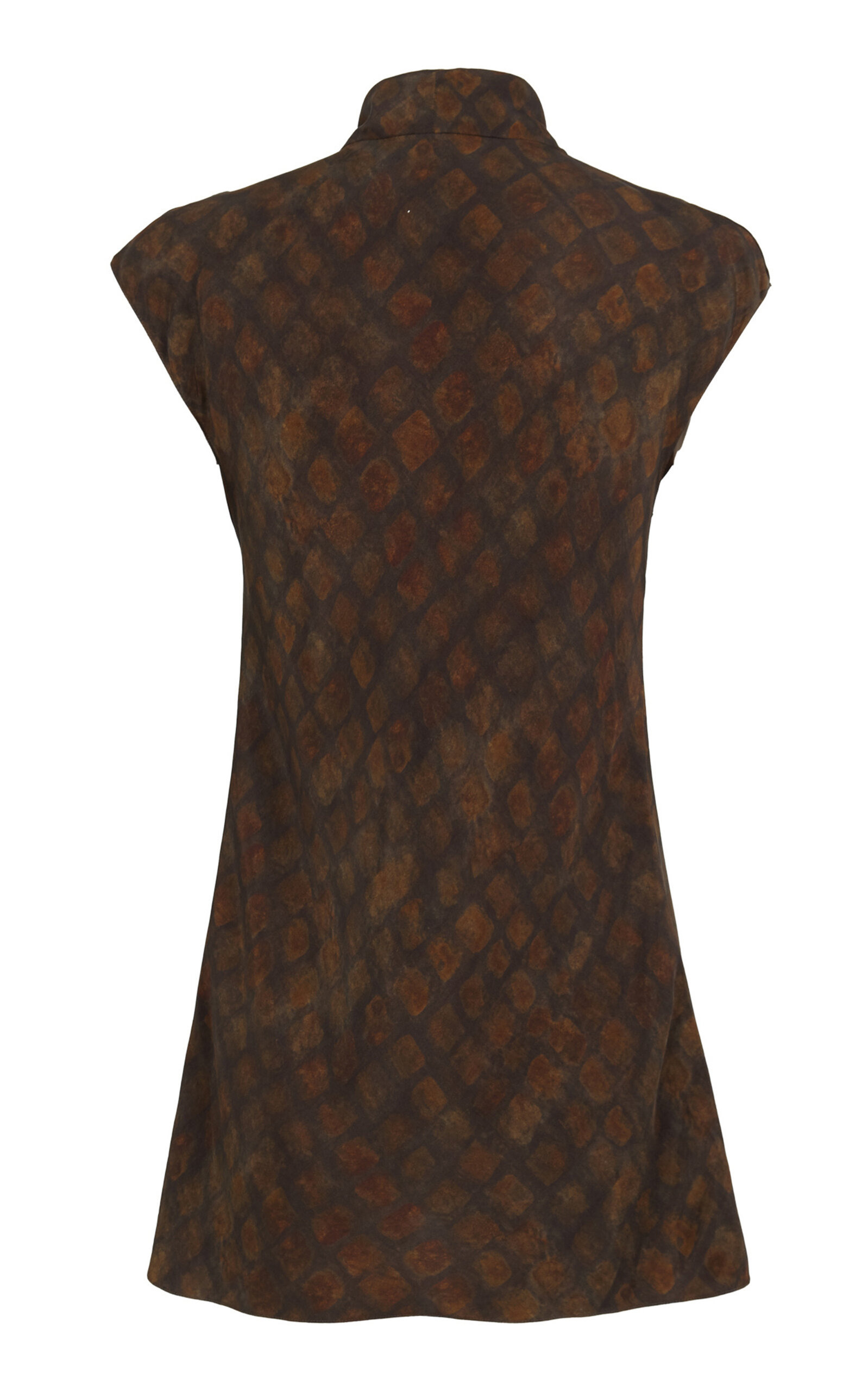 Cassiopea Printed Sleeveless Wrap Top print - 4