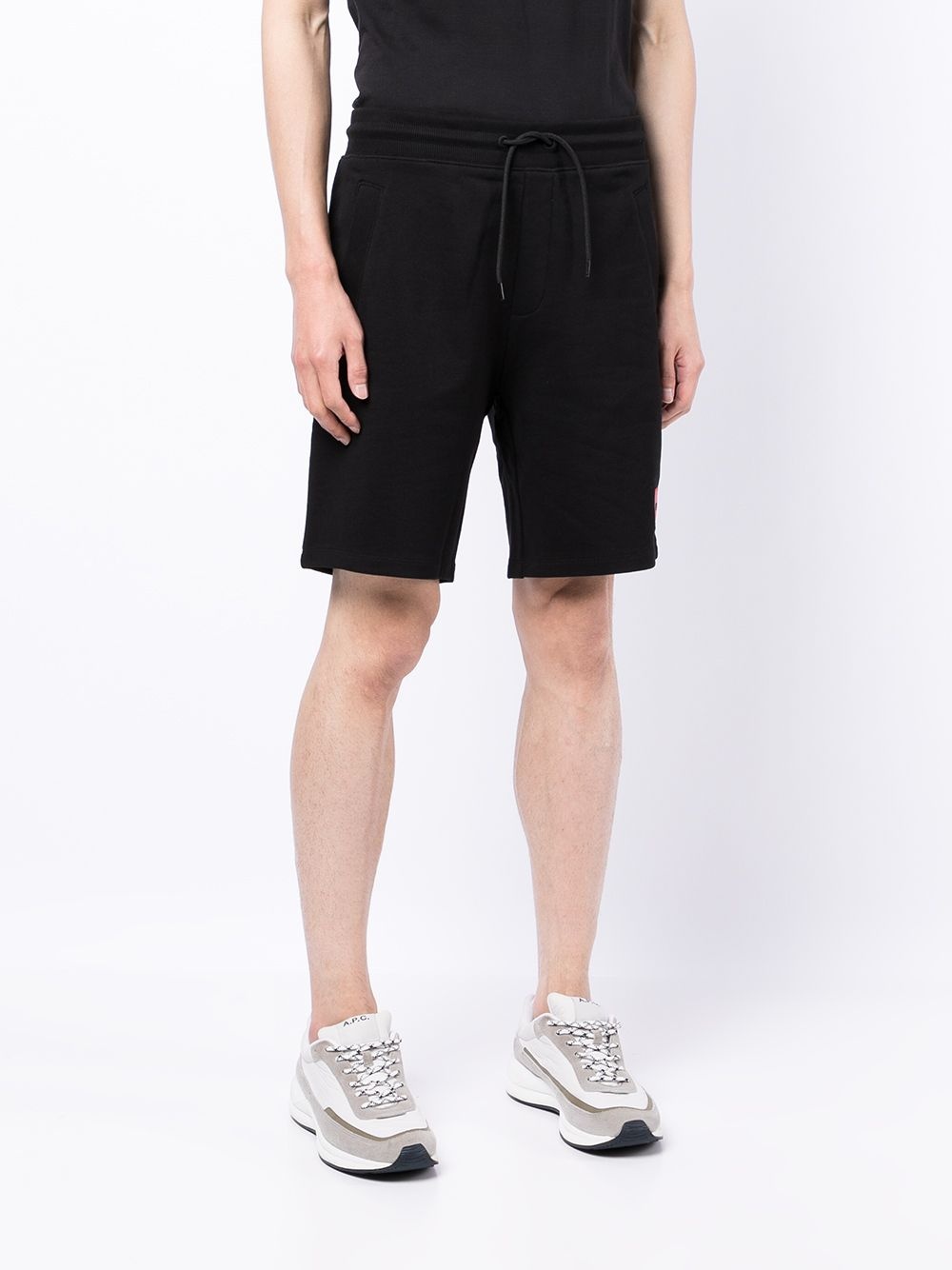 logo-print shorts - 3