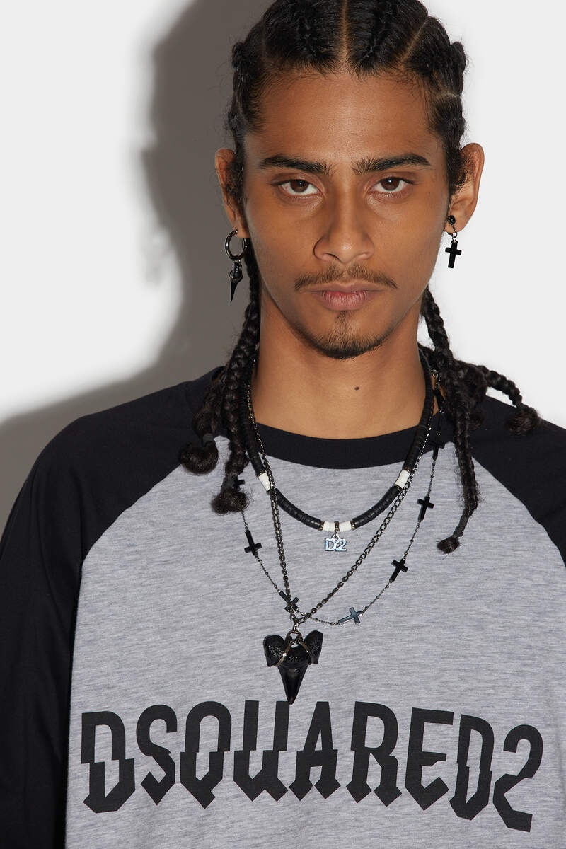 DSQUARED2 SLOUCH RAGLAN T-SHIRT - 4