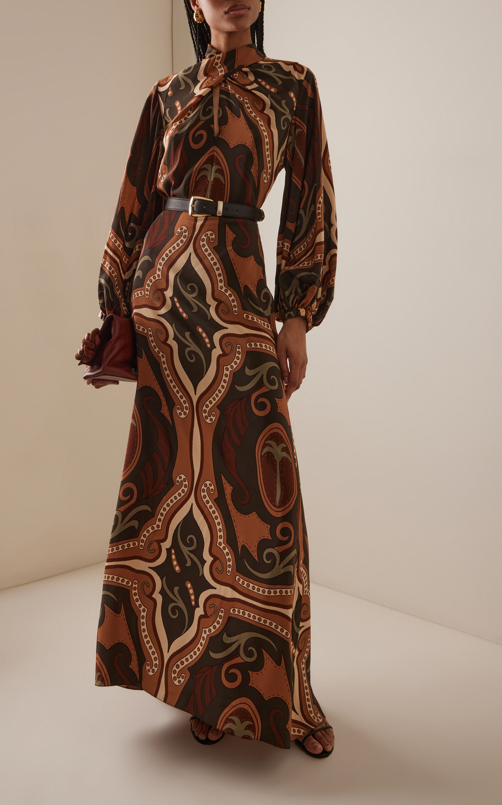 Intricate Islands Silk Top multi - 3