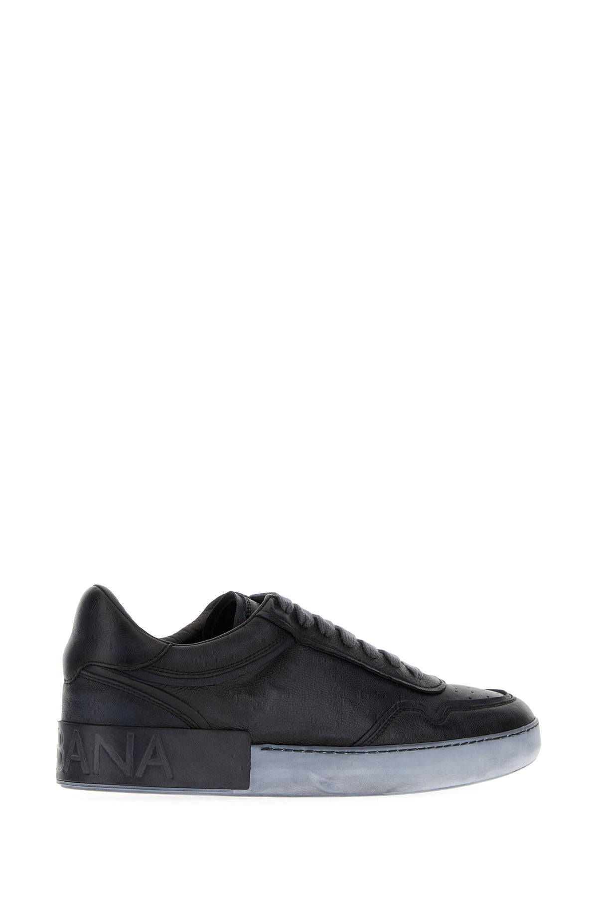 Black leather sneakers - 3
