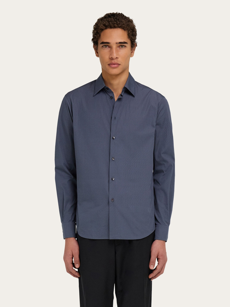 FERRAGAMO Micro-patterned shirt outlook
