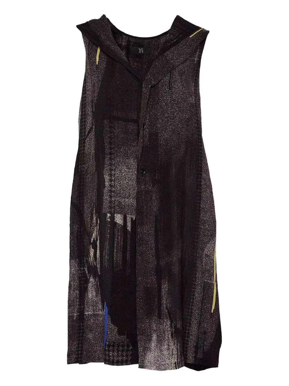 hooded sleeveless top - 1