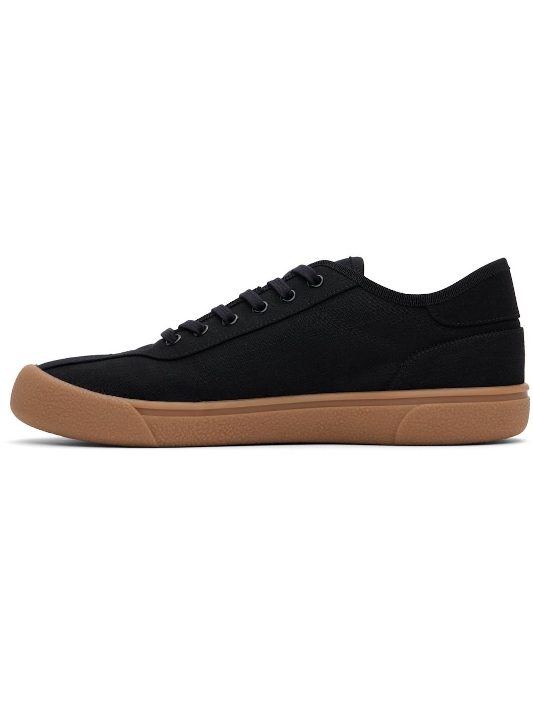 Black Canvas Sneakers - 3