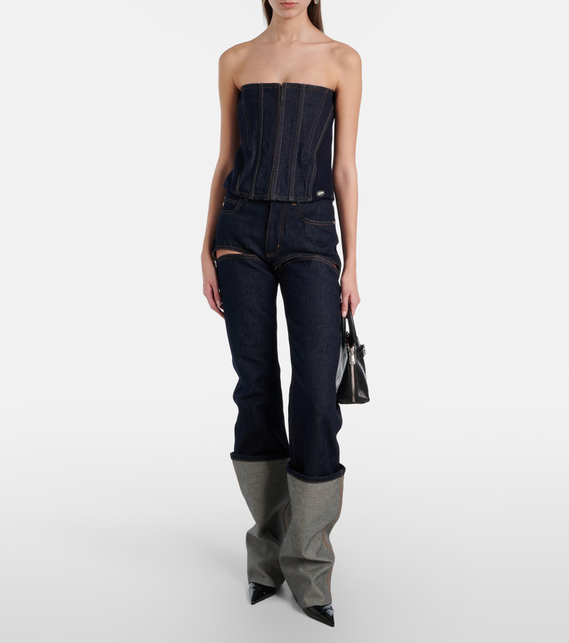 Jean Paul Gaultier Denim corset outlook